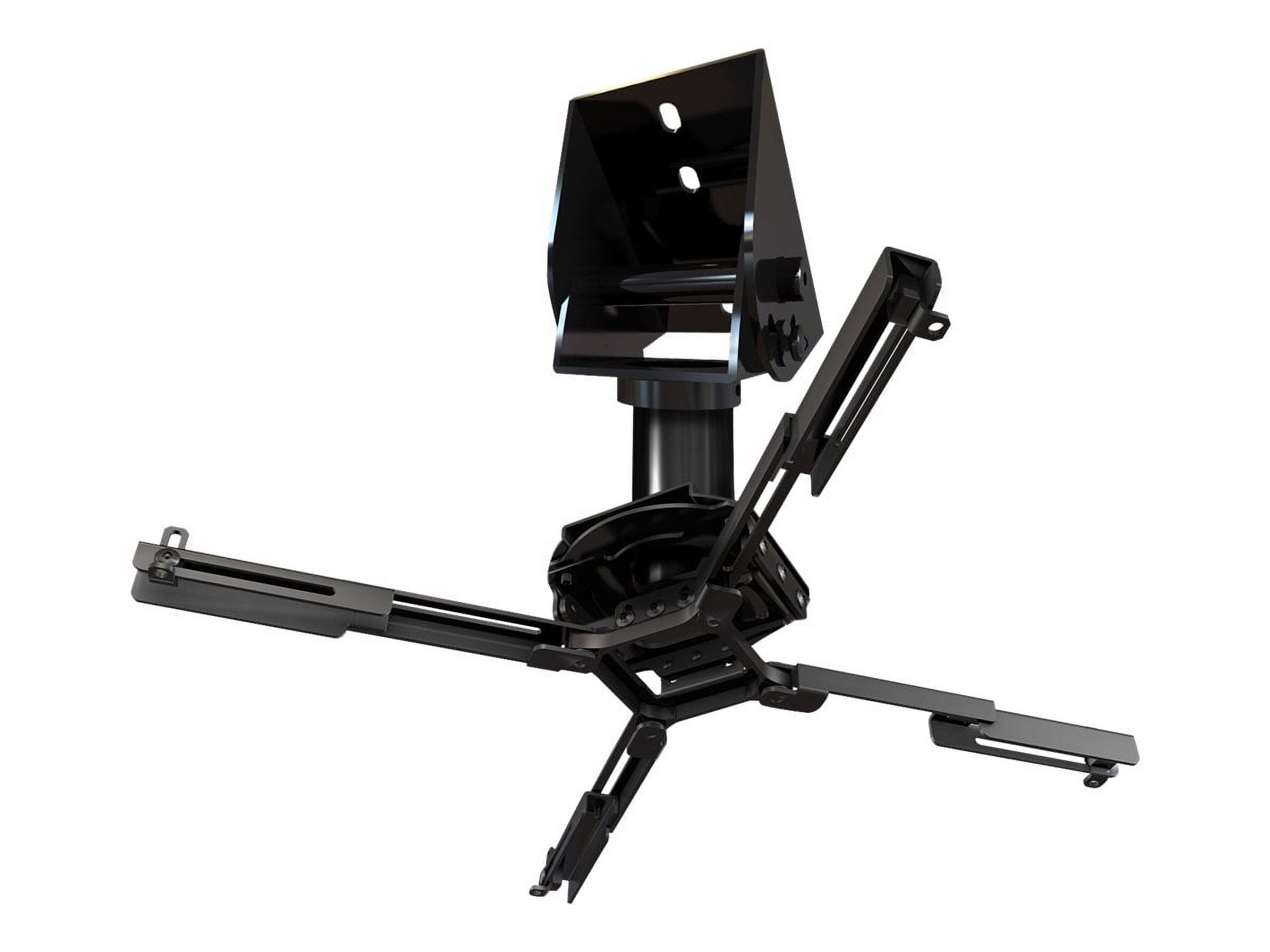 QualGear Pro-AV QG-KIT-VA-3IN-B Projector Mount Kit Accessory Vaulted Ceiling Adapter, 3" 1.5", Black