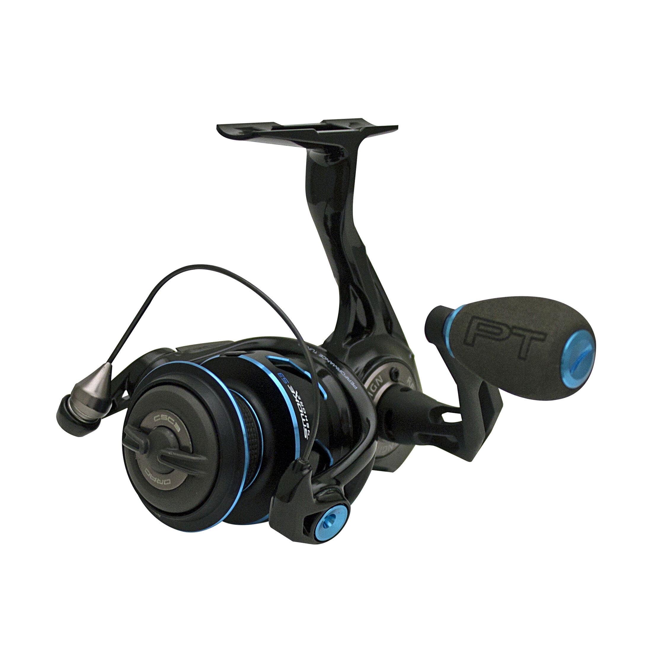 Quantum Smoke Saltwater Spinning Fishing Reel, Size 30 Reel, Black