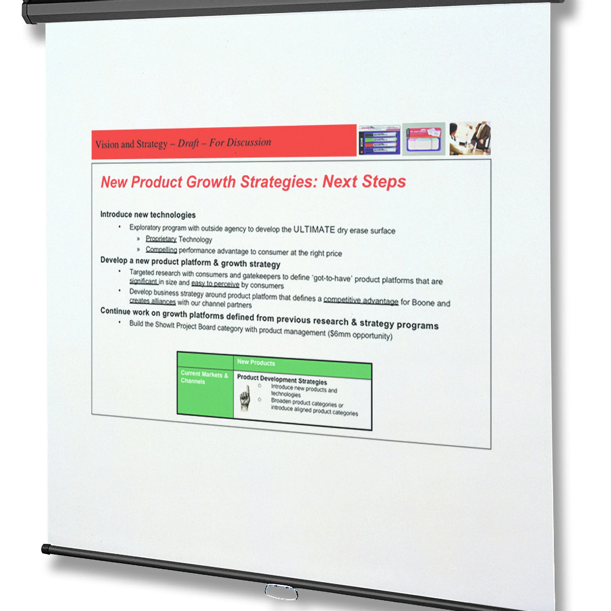 Quartet Projection Screen,60 x 60 In Viewable 660S
