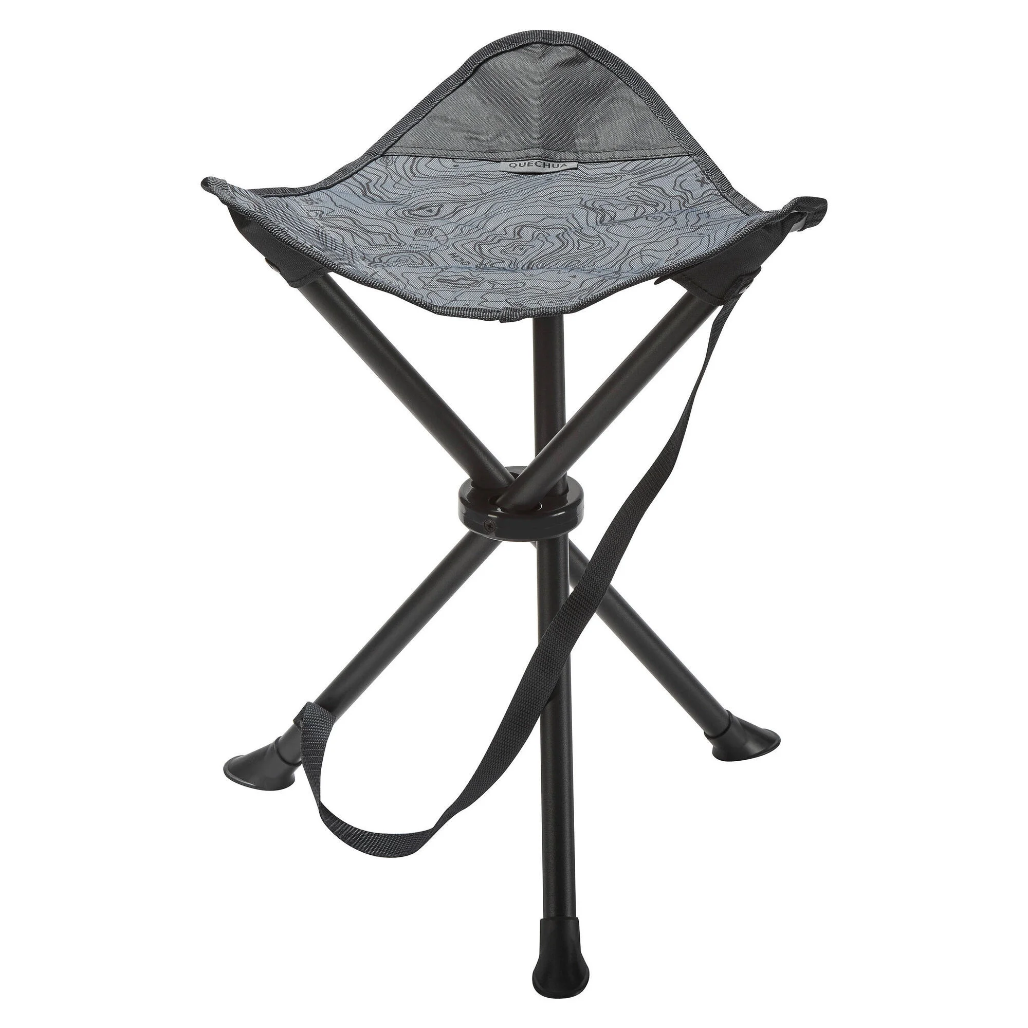 Quechua Camping Tripod Stool 2.2 lbs, Gray