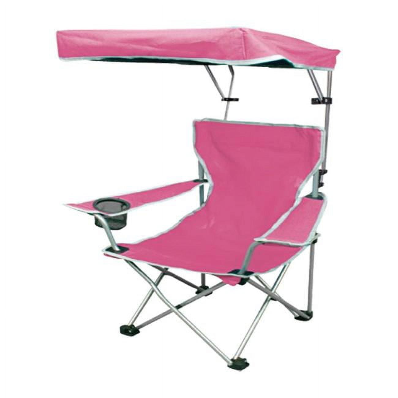 Quik Shade Kids Adjustable Canopy Camp Folding Chair - Pink
