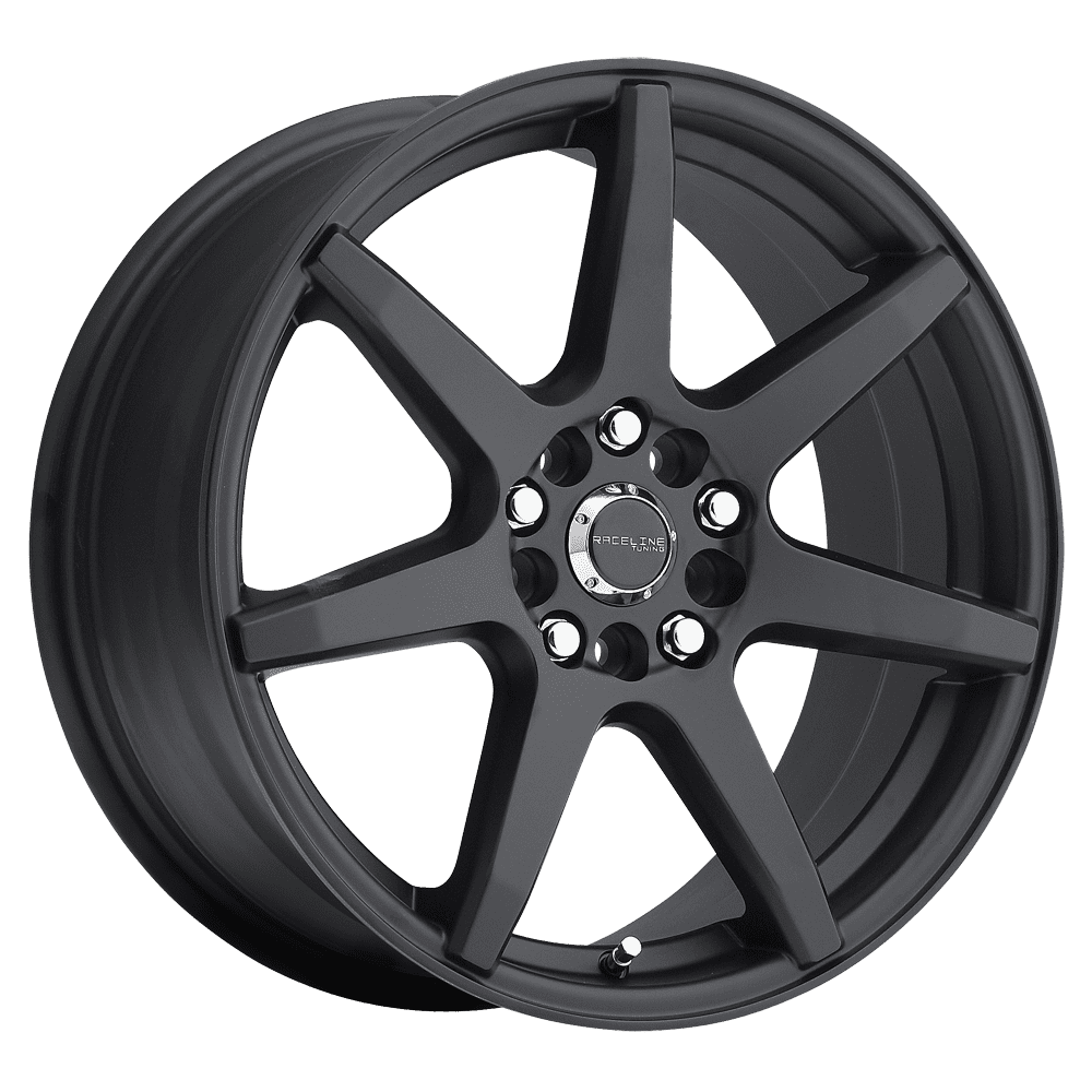 Raceline 131B-EVO 17" Cast Aluminum Wheel, EVO BLACK 17X7.5 5X112/5X120 +40mm