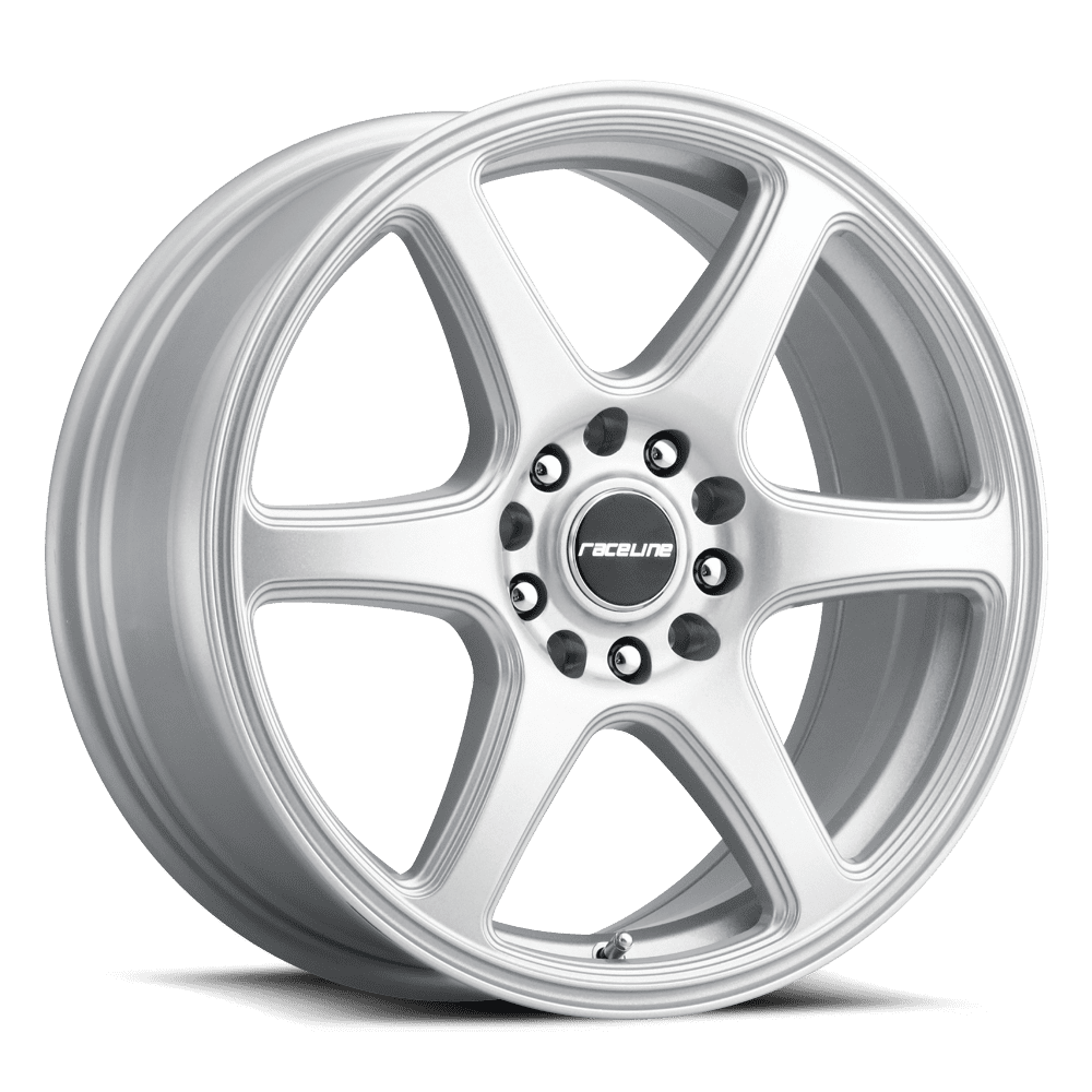 Raceline 146S-MATRIX 16" Cast Aluminum Wheel, MATRIX SILVER 16X7 5X100/5X114.3 +40mm Fits select: 2012-2016 HONDA CIVIC LX, 2004-2019 TOYOTA PRIUS