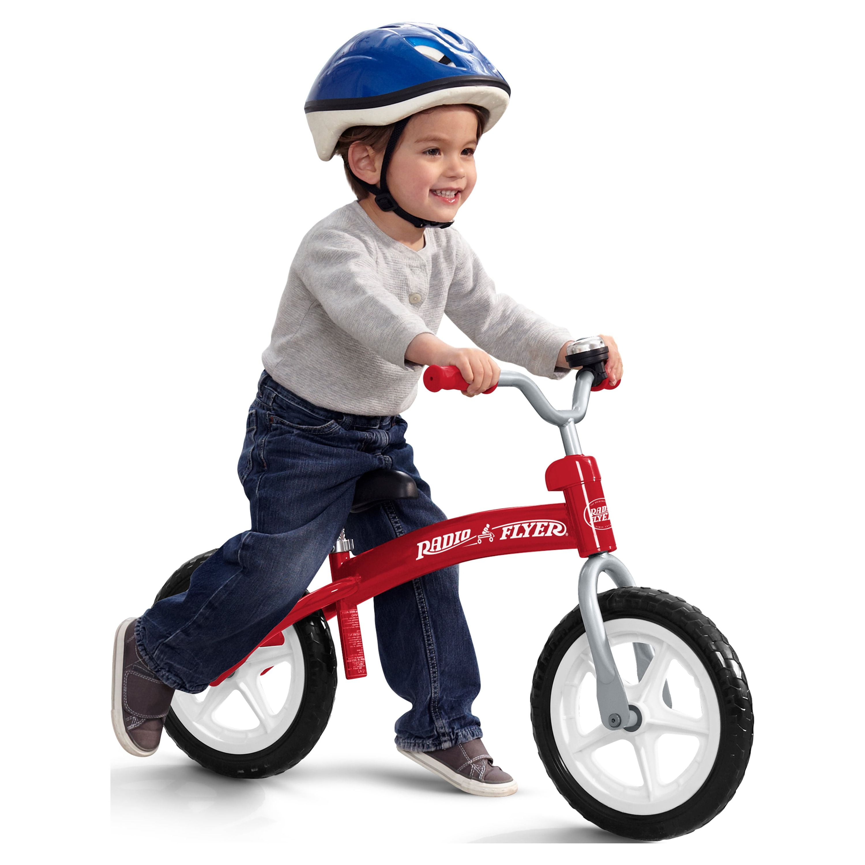 Radio Flyer, Glide & Go Balance Bike, Red, Unisex Beginner Bike for Toddlers