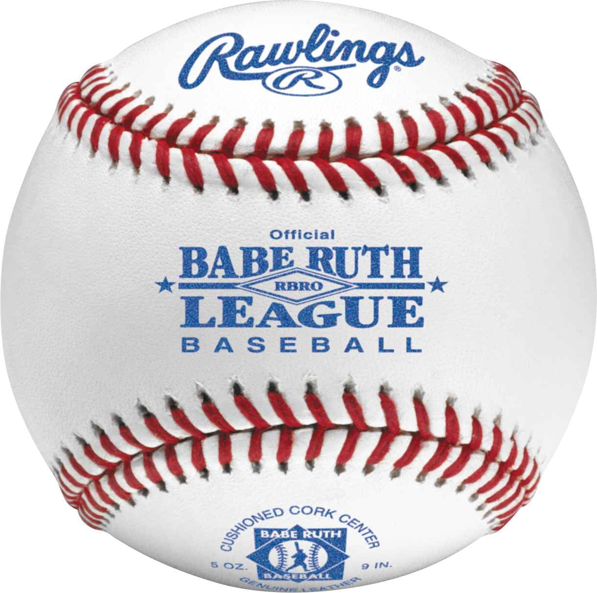 Rawlings Babe Ruth Tournament Grade Cushioned Cork Center Baseballs