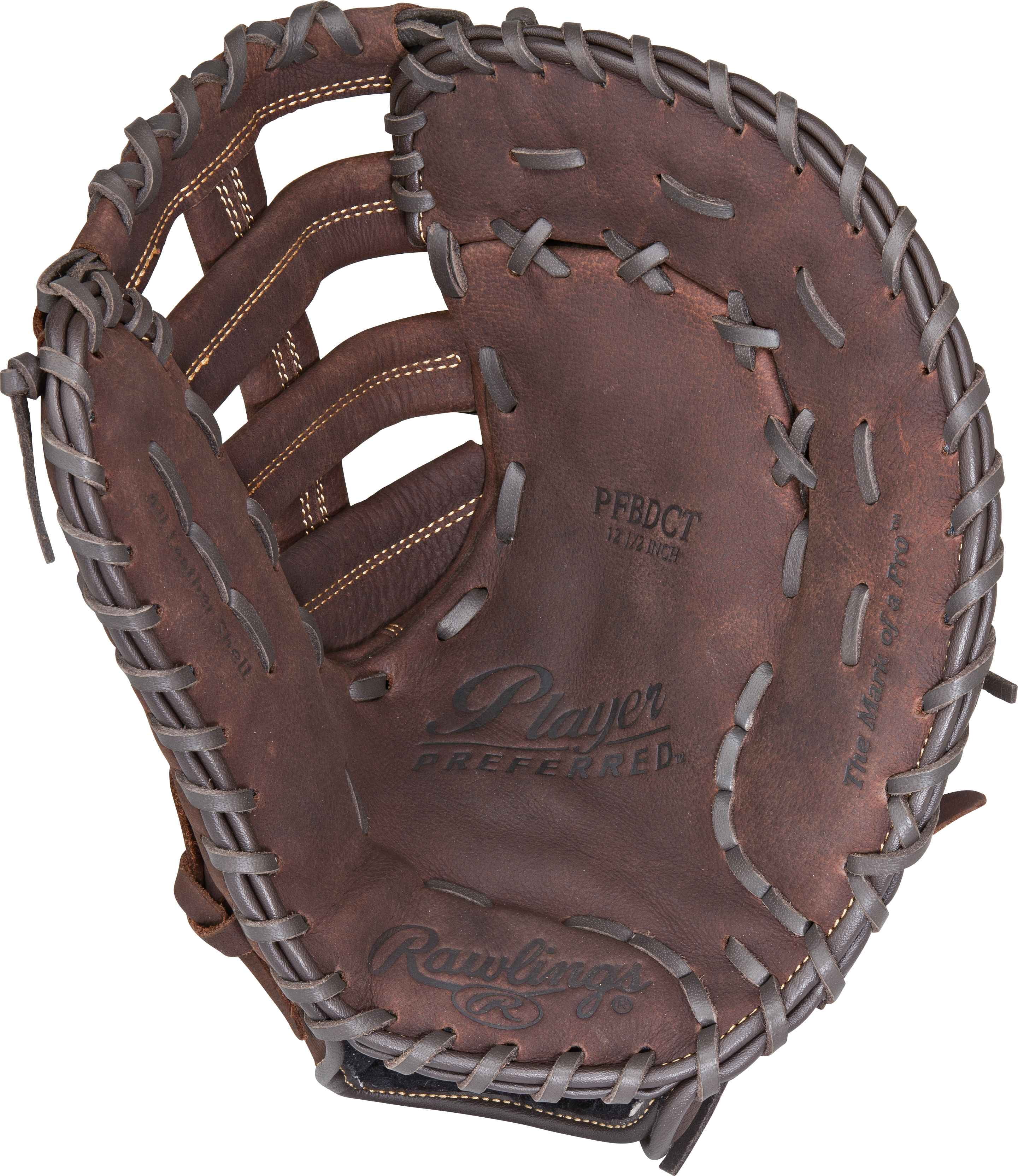Rawlings Player Preferred 12.5-inch First Base Mitt | Right Hand Throw | All