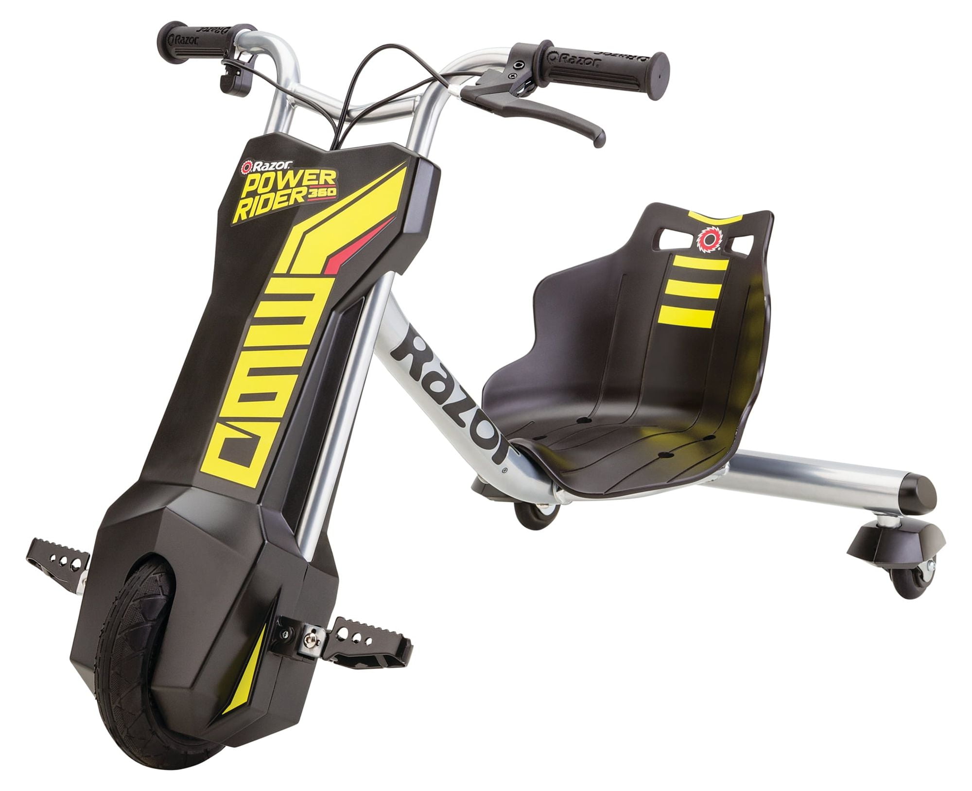 Razor Power Rider 360 - Yellow / Black, 12V Electric Tricycle, up to 9 mph, for Child Ages 8+