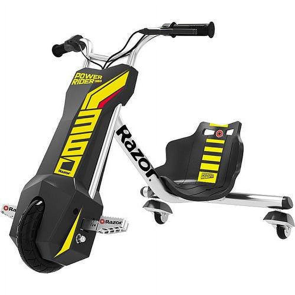 Razor PowerRider 360 - Electric Tricycle, up to 9 mph, 12V Powered Ride-on for Ages 8 and up