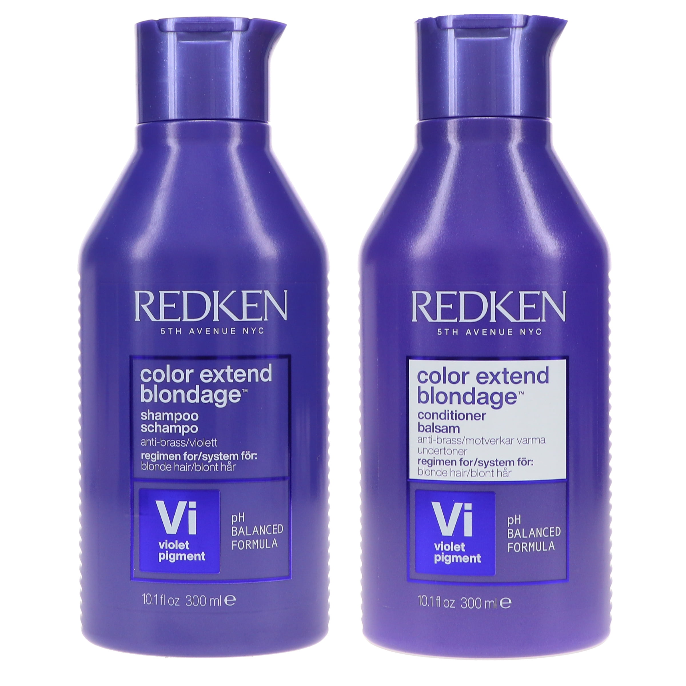 Redken Color Extend Blondage Color Depositing Purple Shampoo & Conditioner 10.1 oz Combo Pack