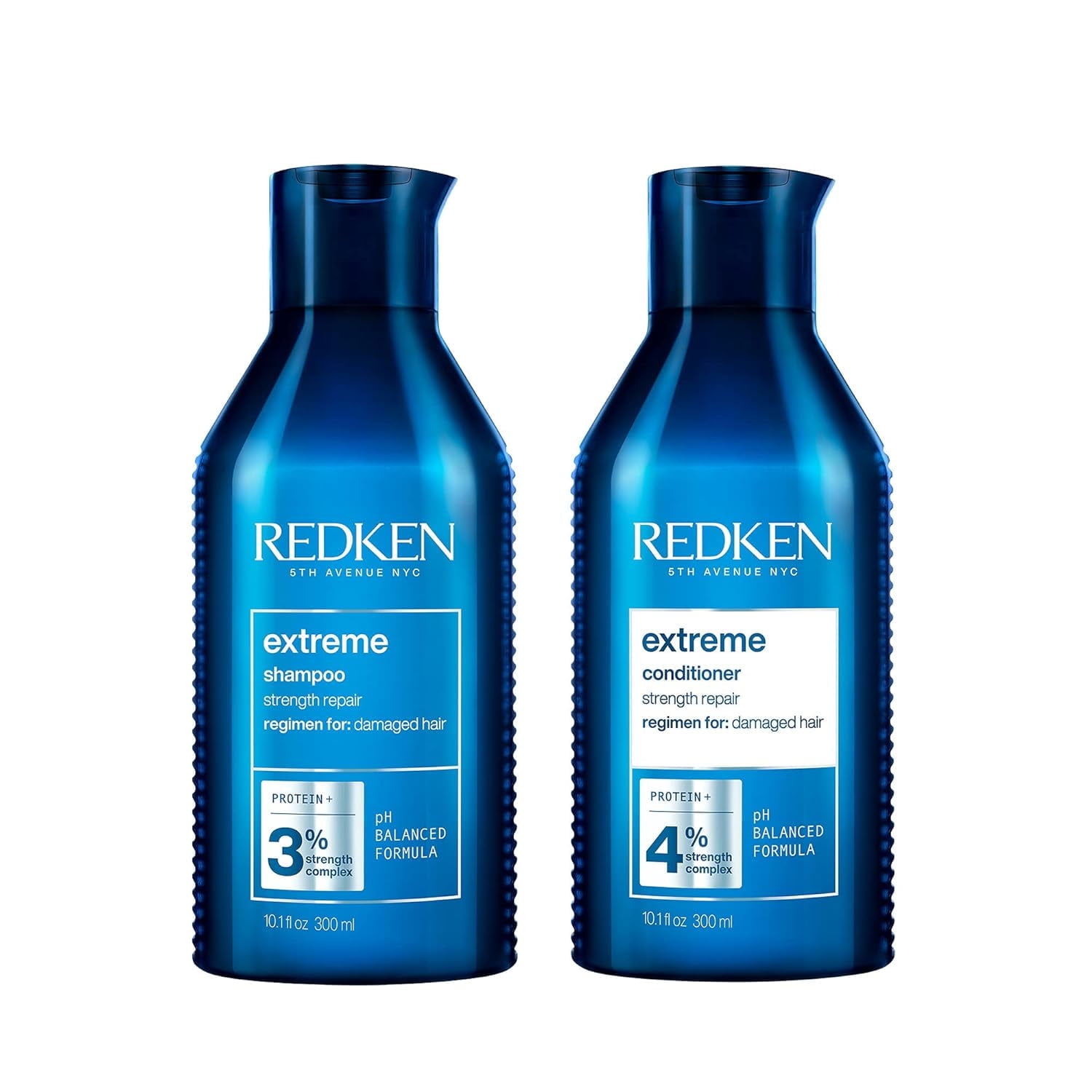 Redken Strength Repair Extreme Shampoo & Conditioner Set For Damaged Hair 300ml/10.1oz Each