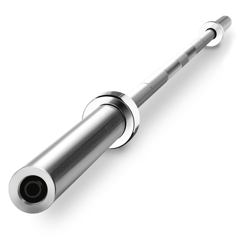 Renwick 85.4 inches Olympic Barbell Bar Weight Lifting Bar, Silver