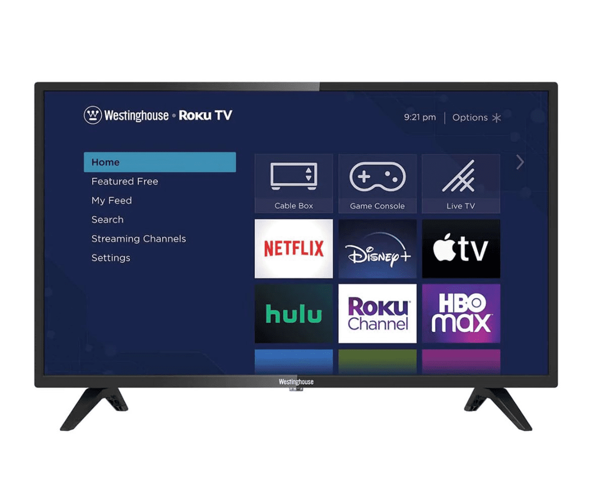 Restored Westinghouse 24" 720p LED Roku Smart TV WR24HT2212 (Refurbished)