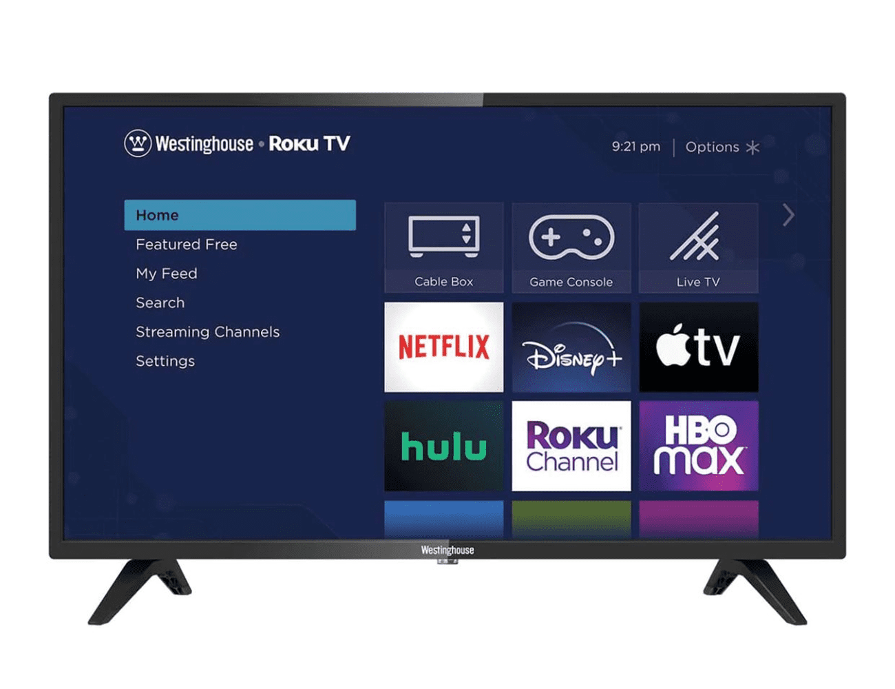 Restored Westinghouse 32″ 720P HD Smart Roku TV WR32HT2212 (Refurbished)