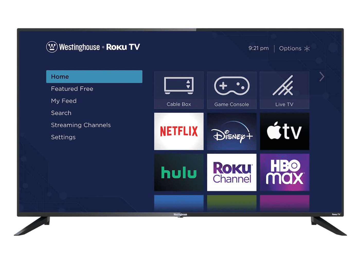 Restored Westinghouse 50" 4K UHD LED Roku Smart TV (Refurbished)