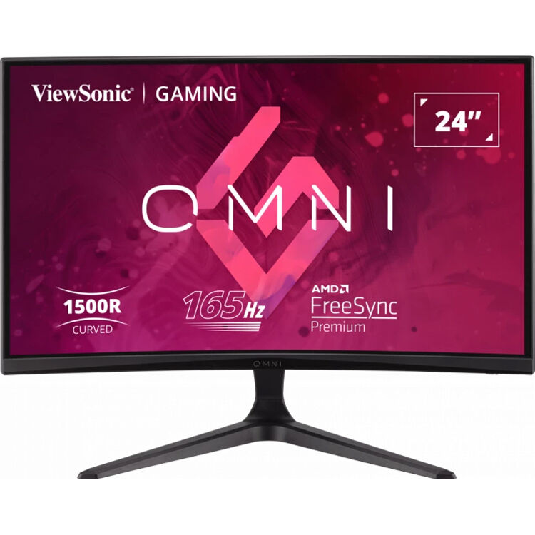 Restored ViewSonic VX2418C-S 24" 165Hz Curved Gaming Monitor (Refurbished)