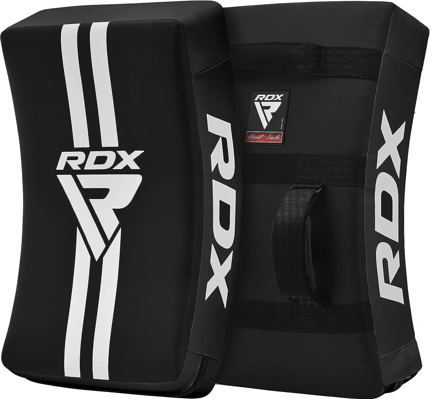 RDX T1 Padded Kick Shield Striking Pad for Muay Thai, MMA - Single Pad - BLACK