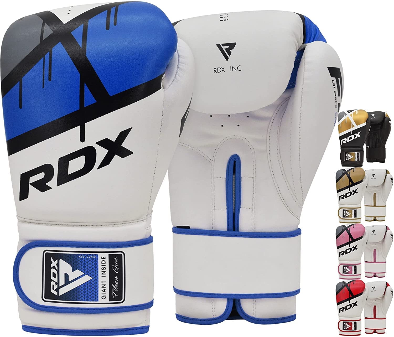 RDX Unisex's Boxing Pro with STP Gloves, Blue, 14 oz