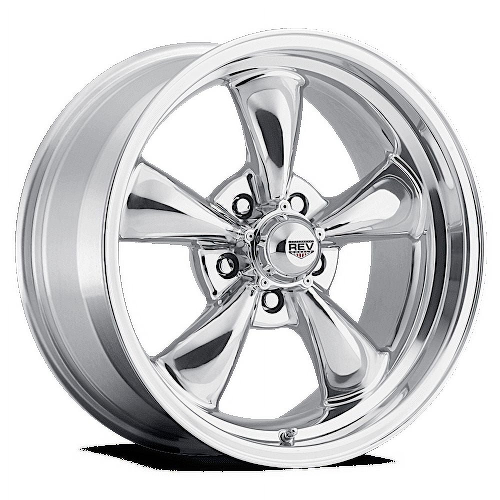 REV Wheels 100P-5806500 100 Series- 15x8 - 4.5 bs - 5x4.5/5x114.3 -Polished