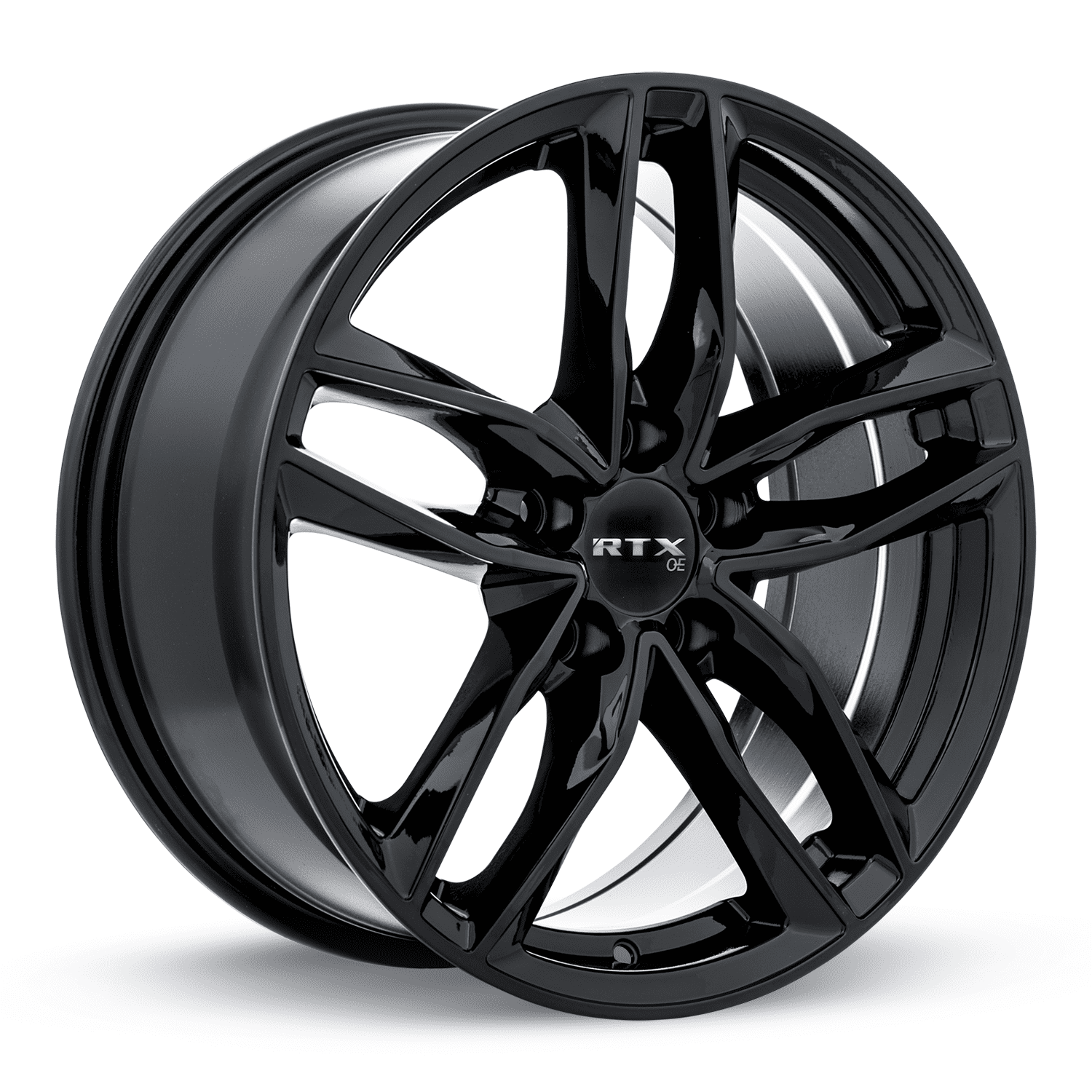 RTX Nuremberg 18X8 5x112 ET35 CB66.6 GLOSS BLACK Wheel