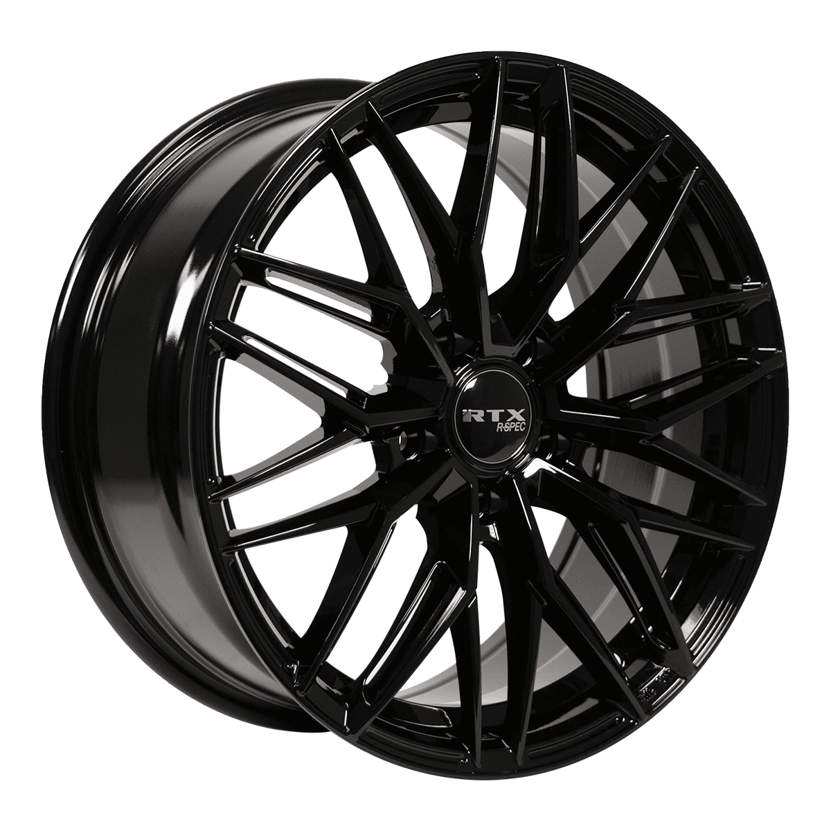 RTX SW20 17x7.5 5x114.3 ET42 CB73.1 Gloss Black Wheel