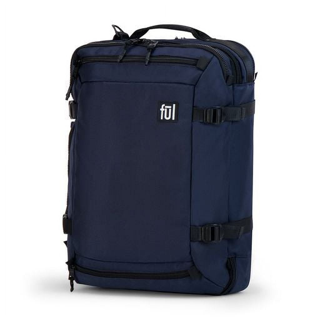 Ridge Collection 18 Inch Laptop Backpack, Cruiser Padded Computer Bag for Commute or Travel, Navy