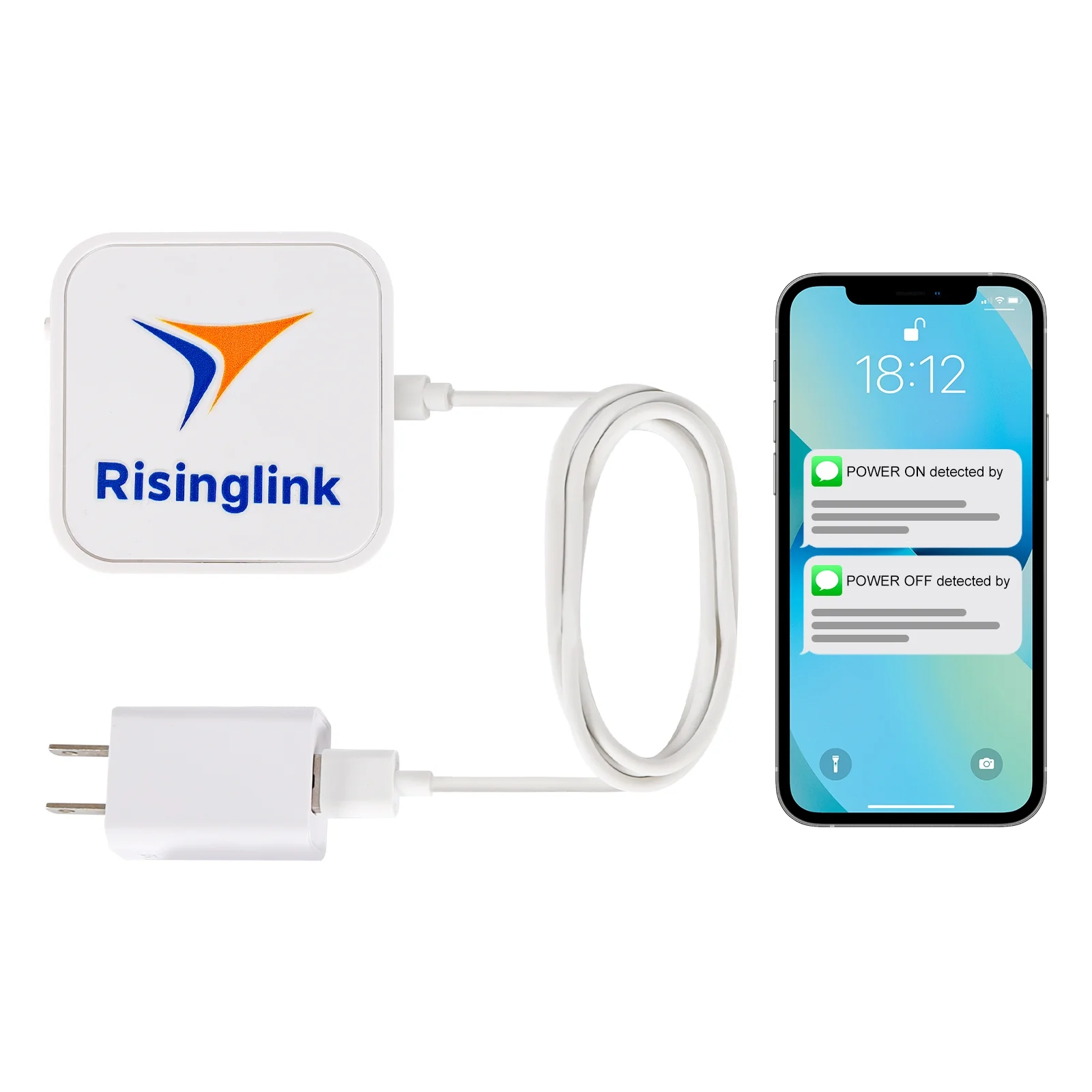Risinglink Pd201w 85dB, Power Outage Alarm Household Sensor & Alarm