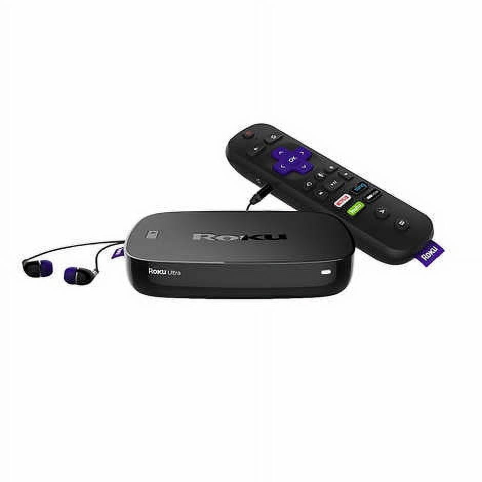 Roku Roku Ultra 4K HDR Streaming Media Player with Enhanced Remote Netflix and Hulu Plus