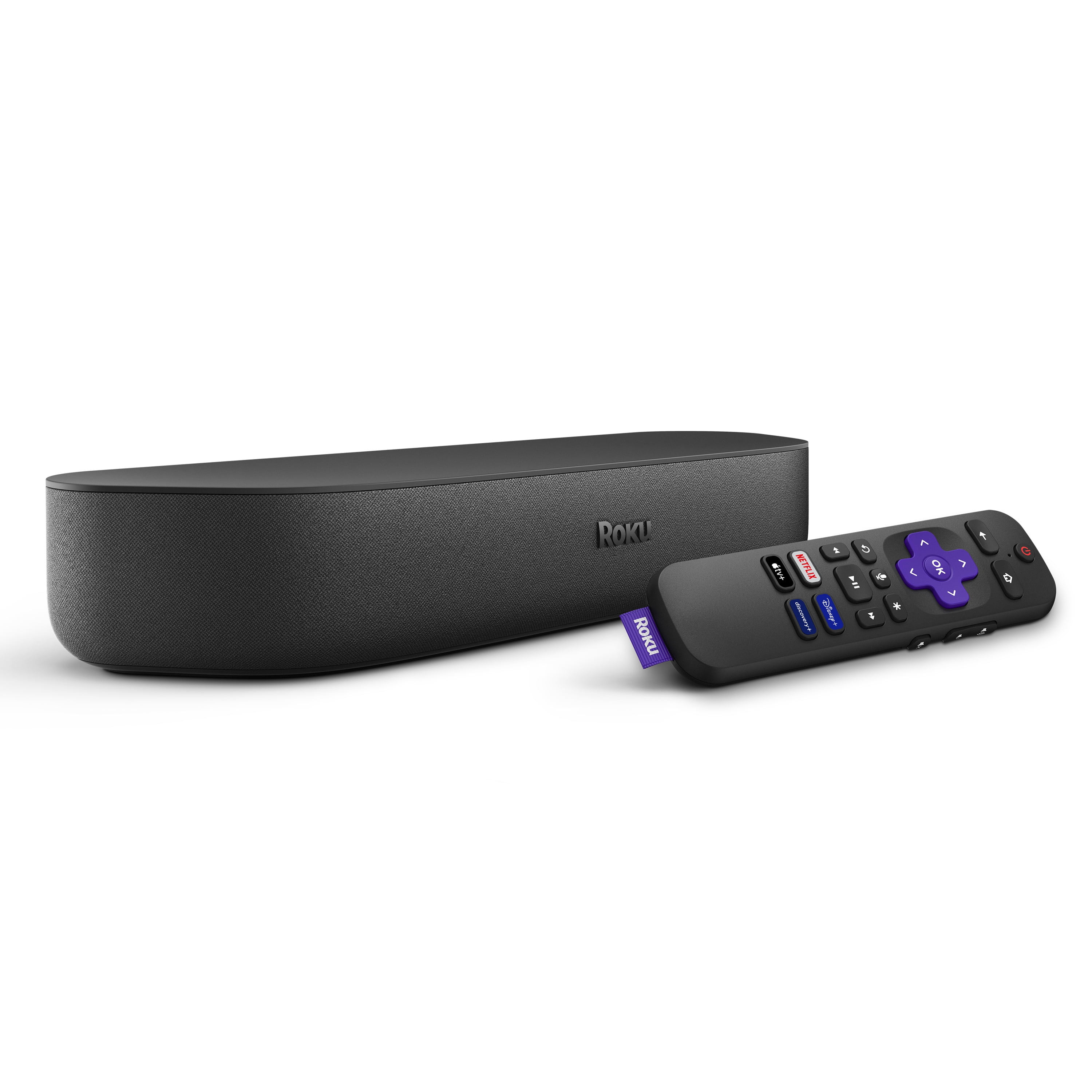 Roku Streambar | 4K/HD/HDR Streaming Media Player & Premium Audio, All In One, Includes Roku Voice Remote