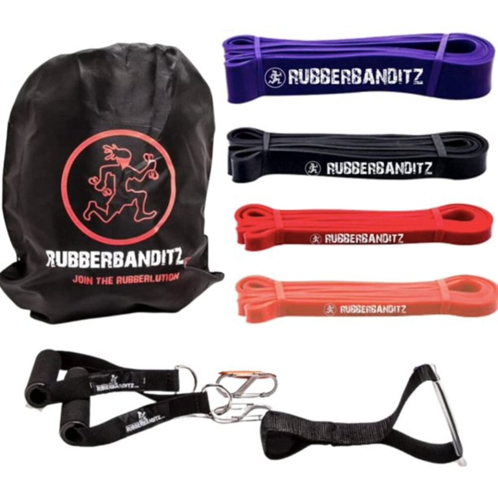 Rubberbanditz Resistance Band Kit in a Bag - Deluxe 5-200 lbs1