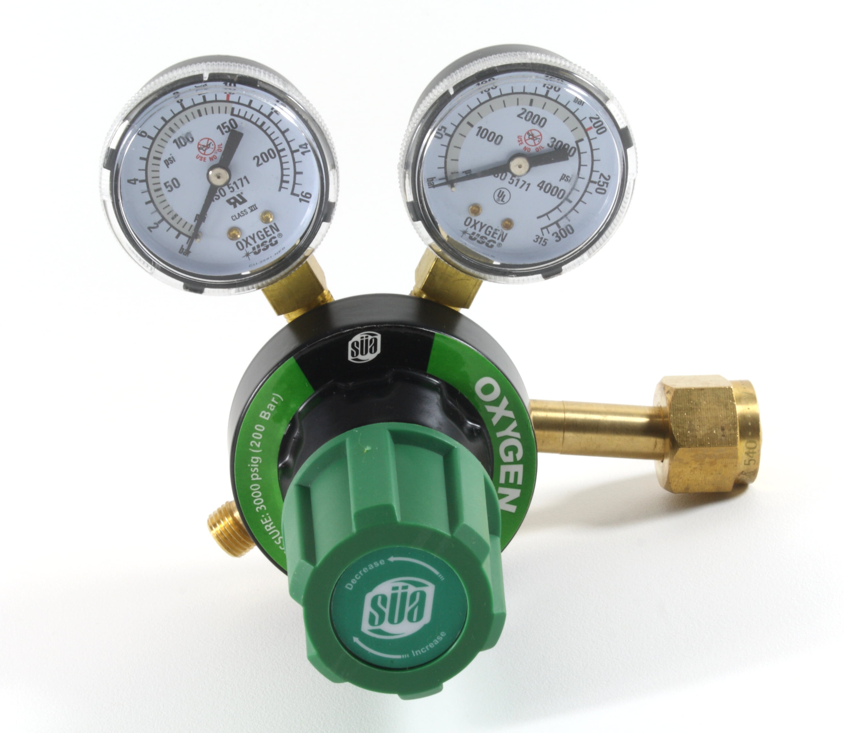 SÜA Oxygen Regulator Welding Gas Gauges - Compatible with Victor