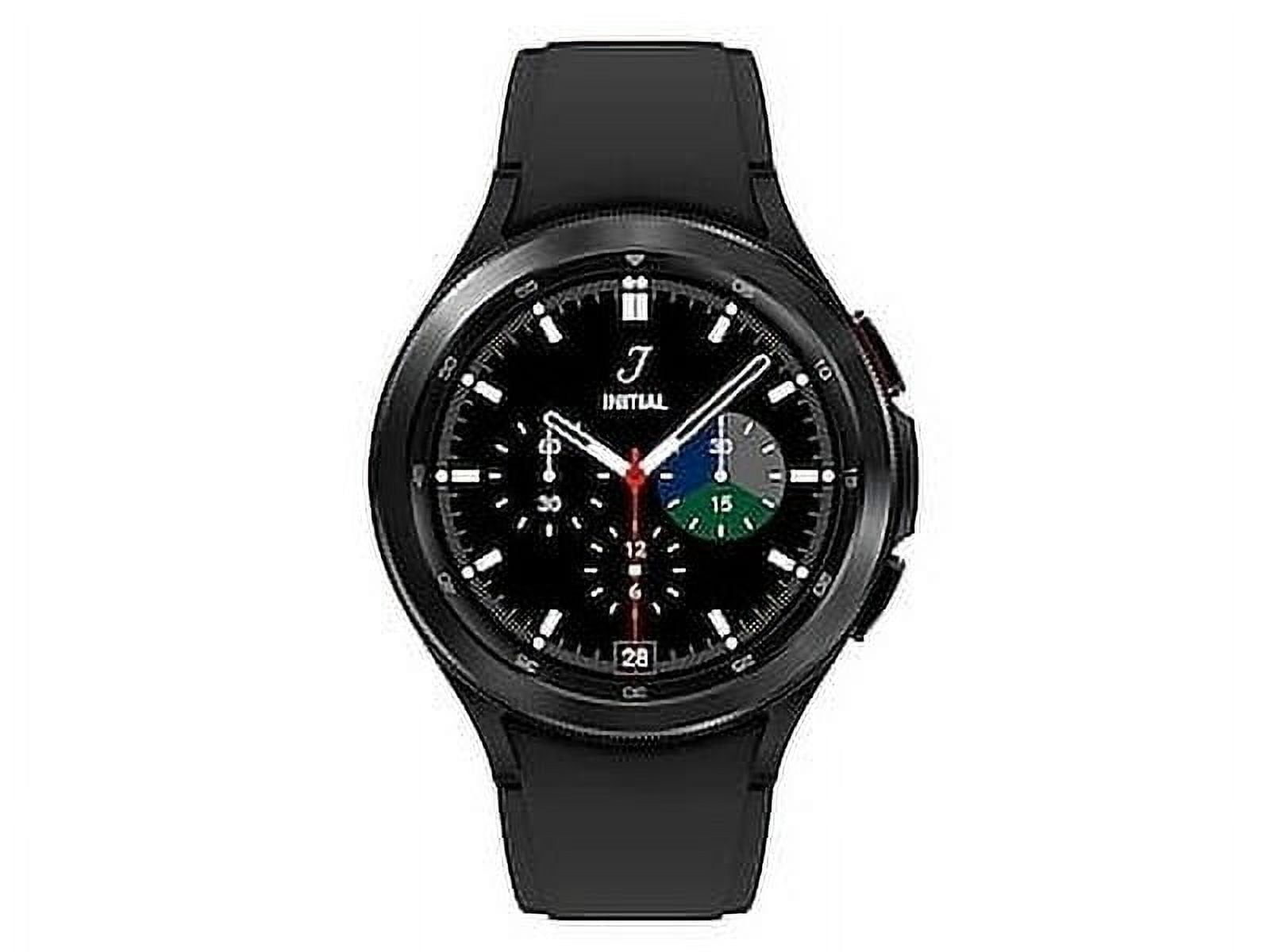 Samsung Galaxy Watch4 Classic Stainless Steel Smart Watch, 46mm, Bluetooth, Black