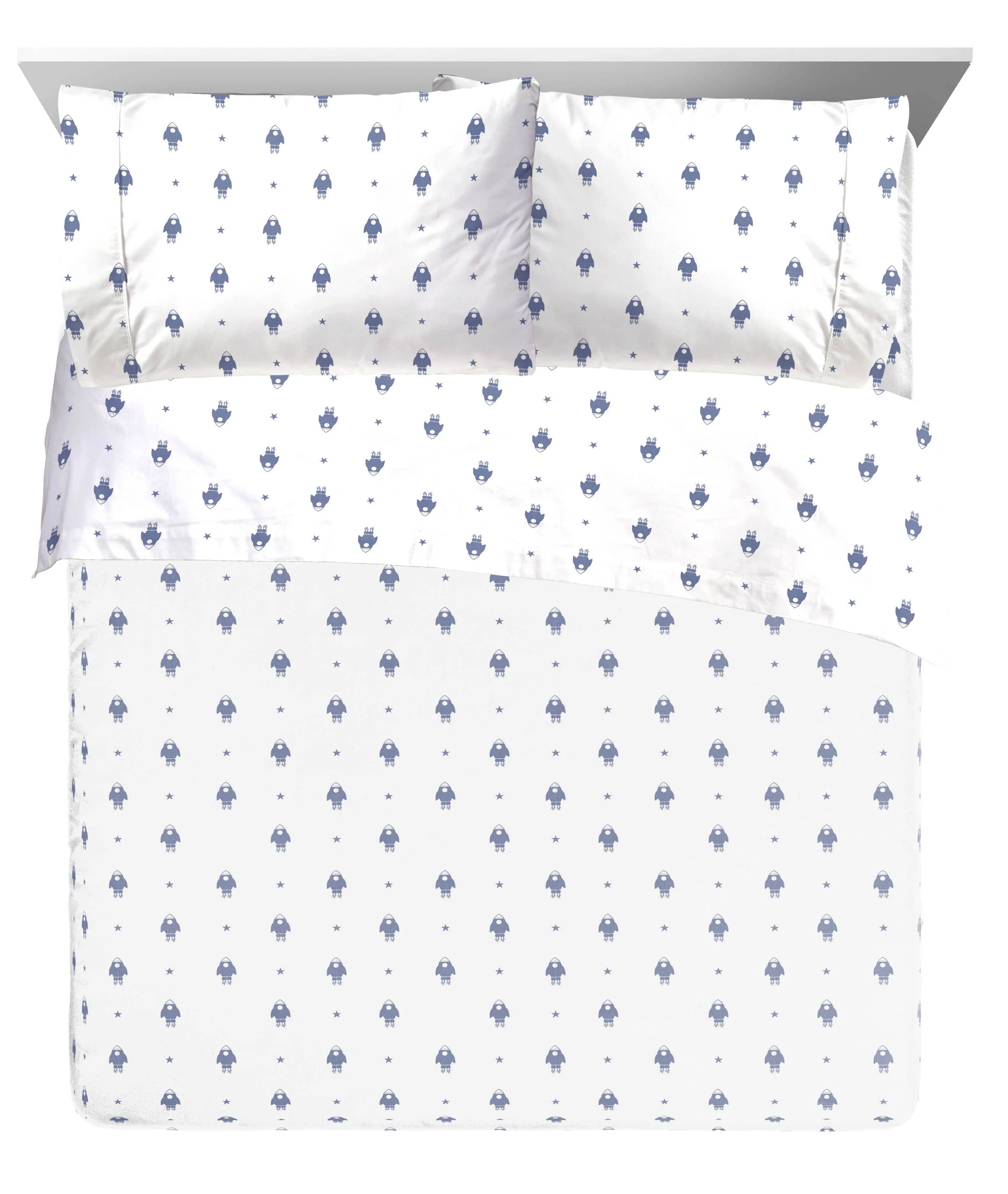 Saturday Park Outer Space 100% Organic Cotton Sheet Set