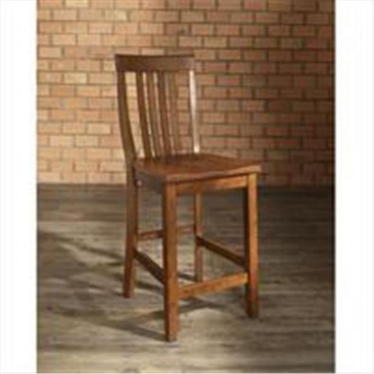Crosley 24" School House Counter Stool in Cherry (Set of 2)
