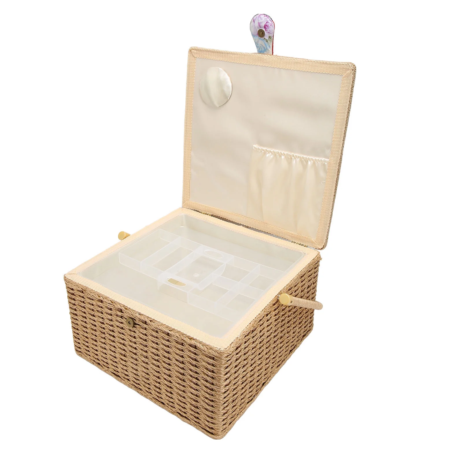 Sewing Box, Large Capacity Sewing Basket For Home