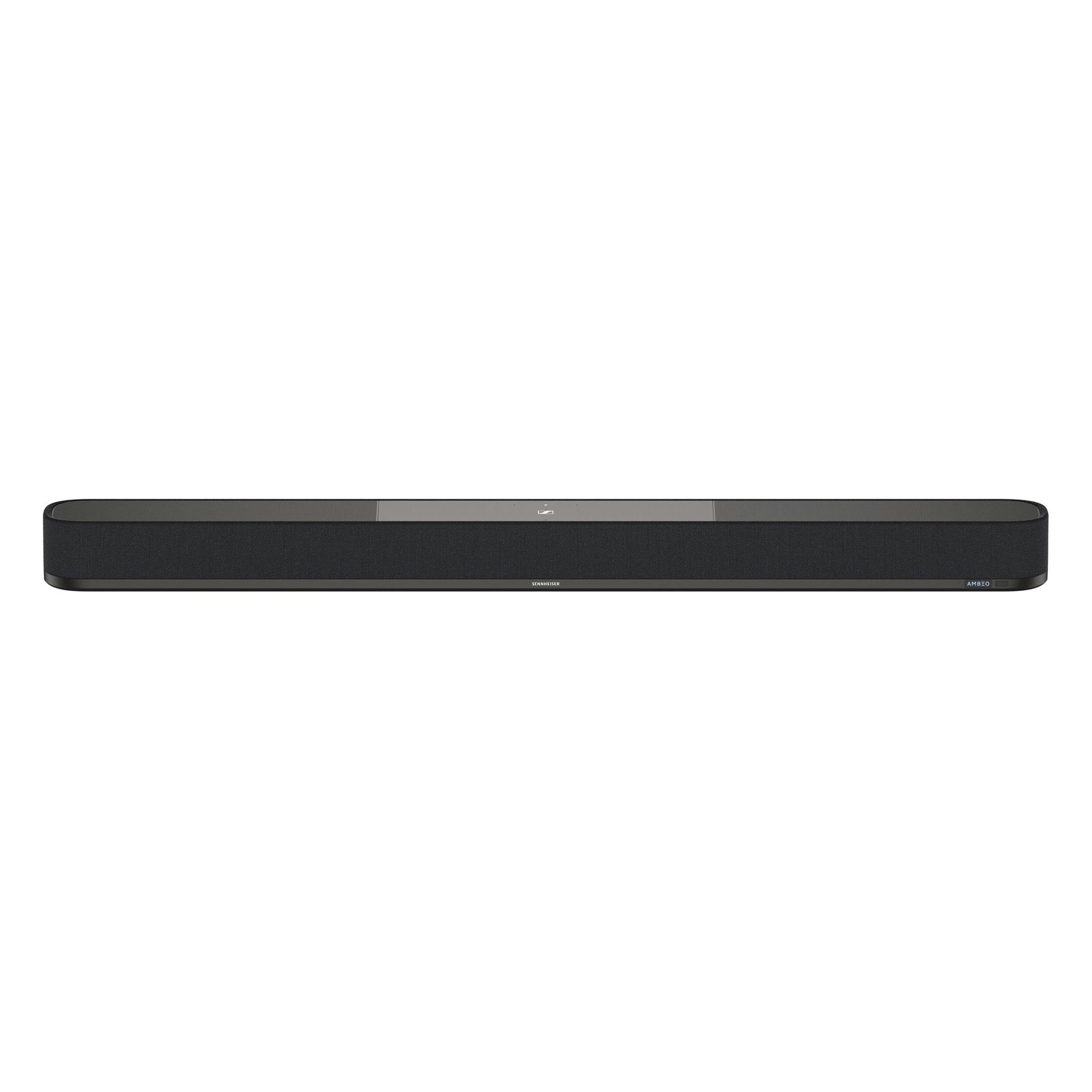 Sennheiser AMBEO Soundbar Plus for TV and Music with Immersive 3D Surround Sound, Virtual 7.1.4 Speaker Setup, Built-in Dual Subwoofers, Advanced Streaming Connectivity, Night Mode, Black