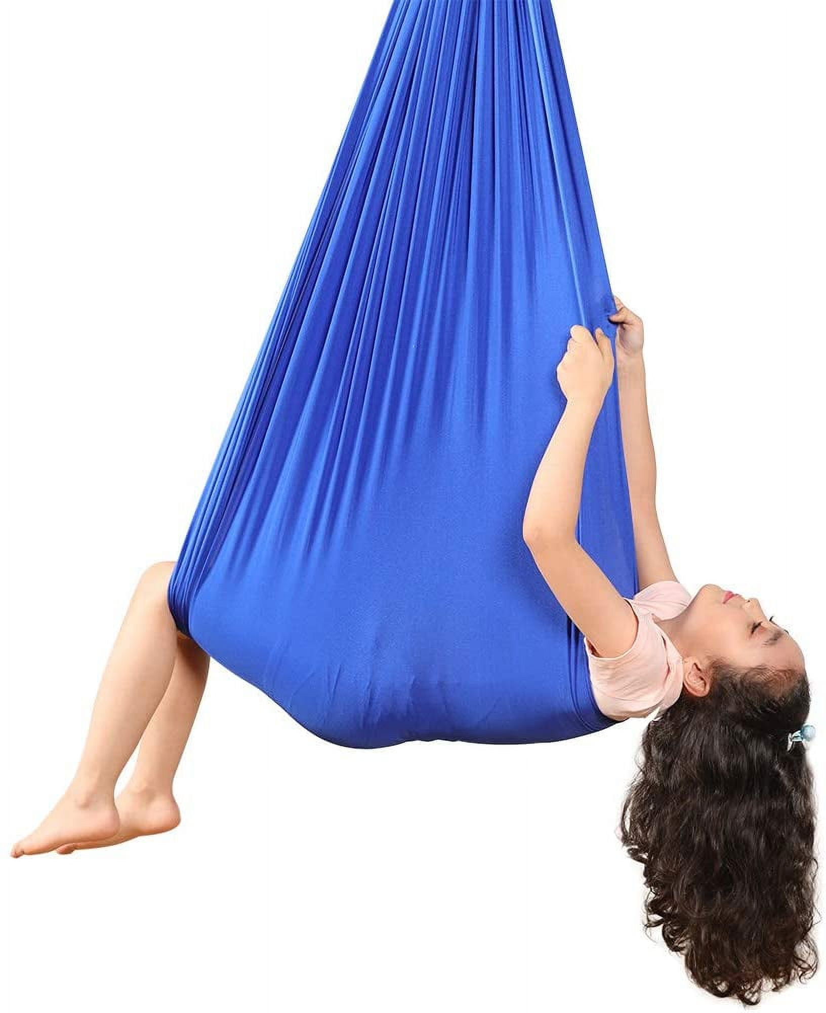 Bintiva Sensory Indoor Hammock for Children with Special Needs, Blue