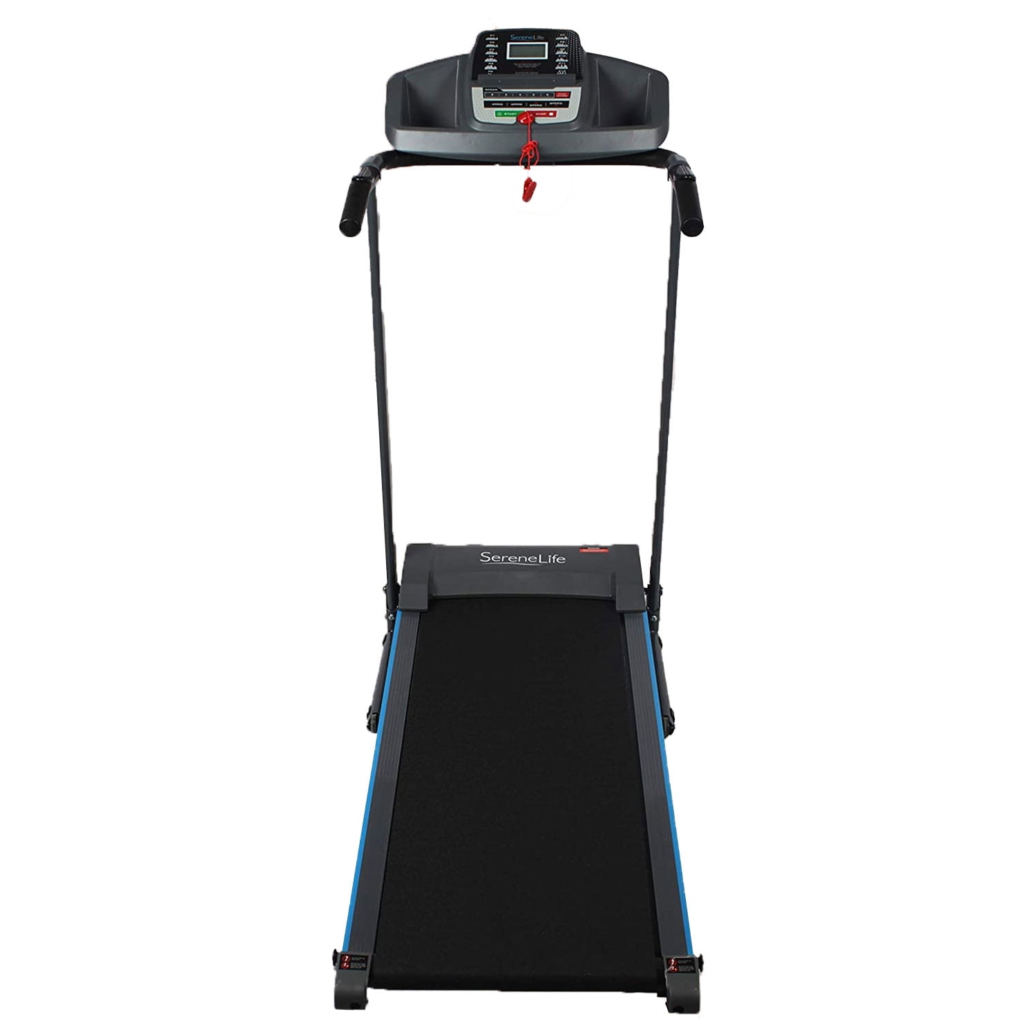 SereneLife Foldable Home Fitness Equipment with LCD for Walking & Running - Cardio Exercise Machine, Speed Range up to ‎6 mph