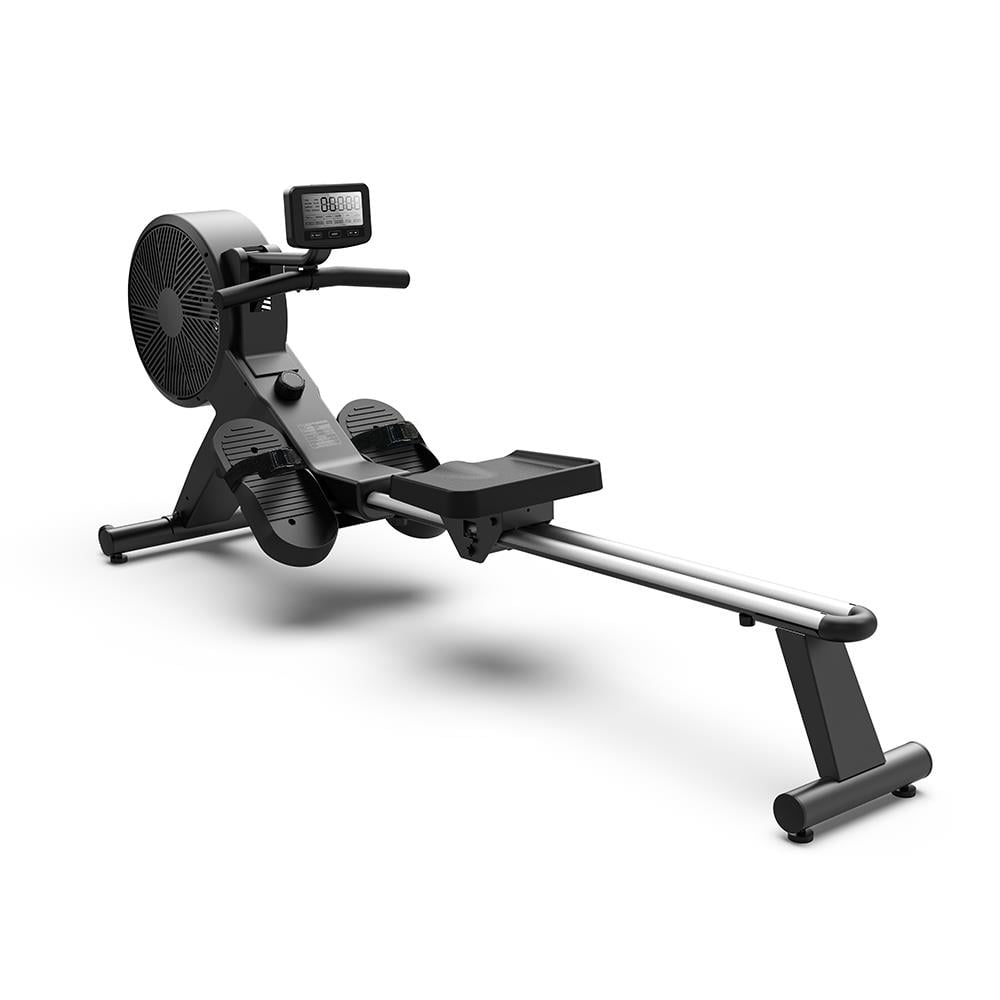 SereneLife SLRWMC60 Magnetic Rowing Machine, Black