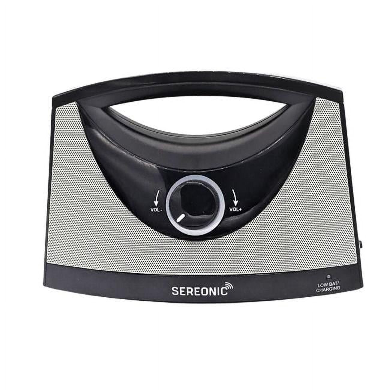 SEREONIC Wireless Portable TV Speaker for Hard of Hearing – Hear Your TV with More Clarity Without Disturbing Others – Perfect for TV Watching Without The Blaring Volume.