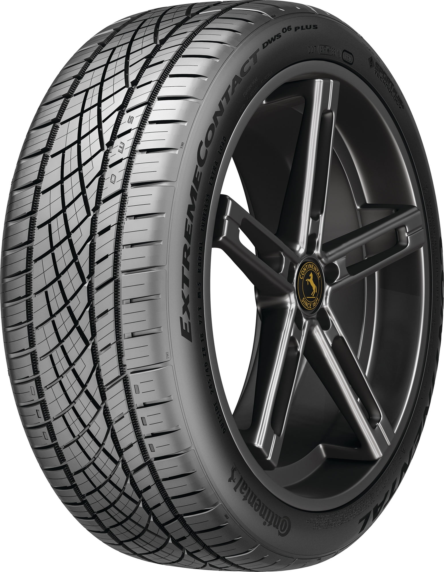 Set of 2 Continental ExtremeContact DWS06 PLUS 215/55ZR17 94W Tires 2155517 215 55 17