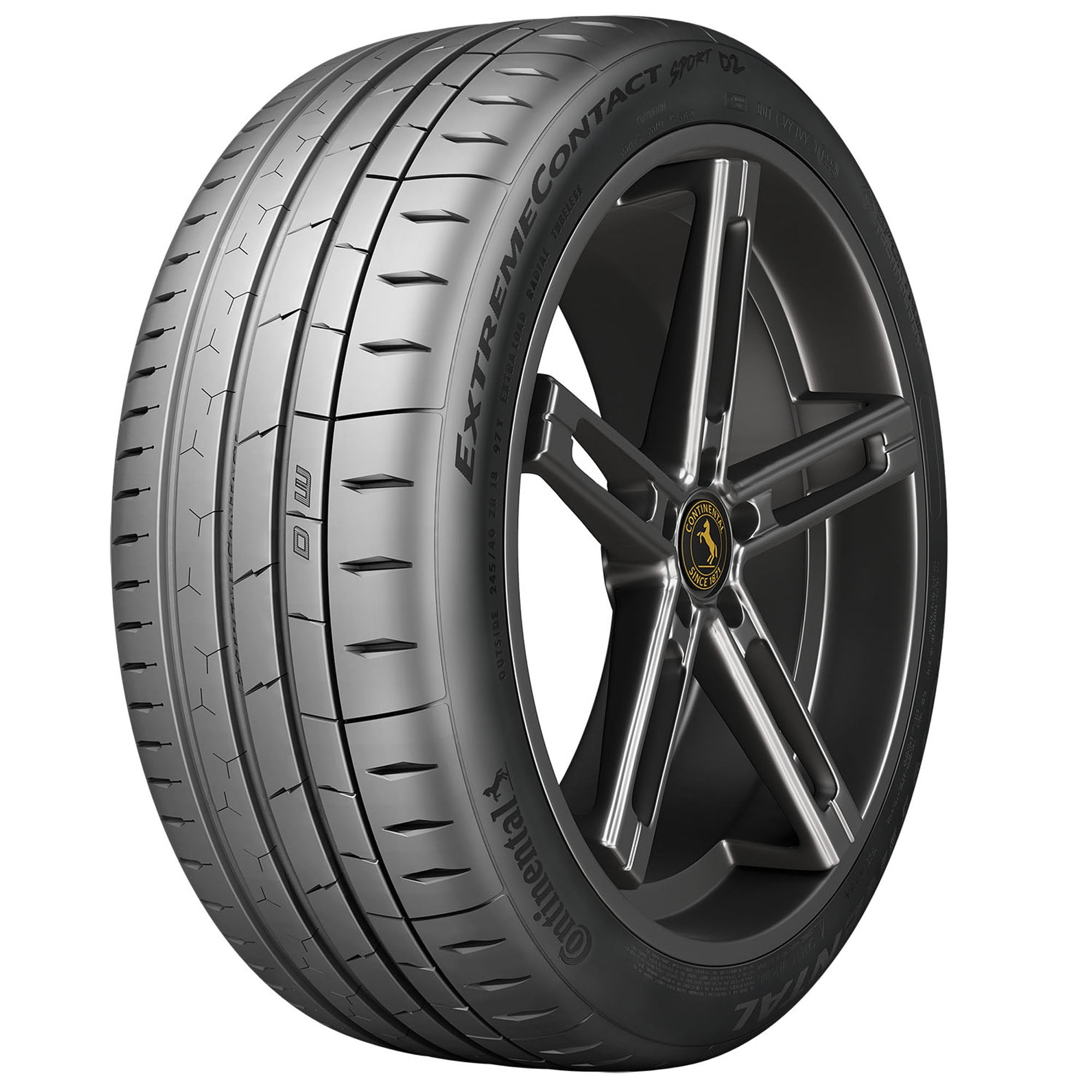 Set of 2 Continental ExtremeContact Sport 02 235/45ZR18 98Y XL Tires