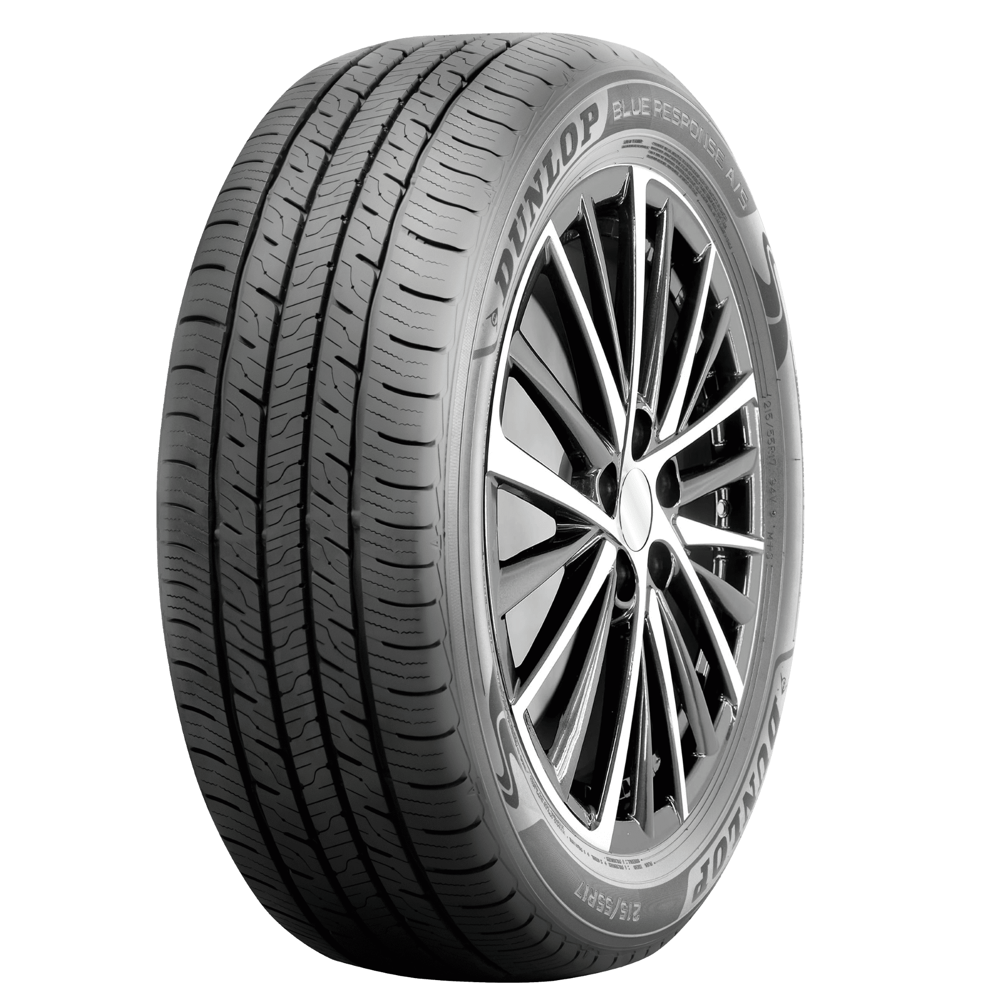 Set of 2 Dunlop Blue Response A/S 225/40R18XL 92V Tires 2254018 225 40 18