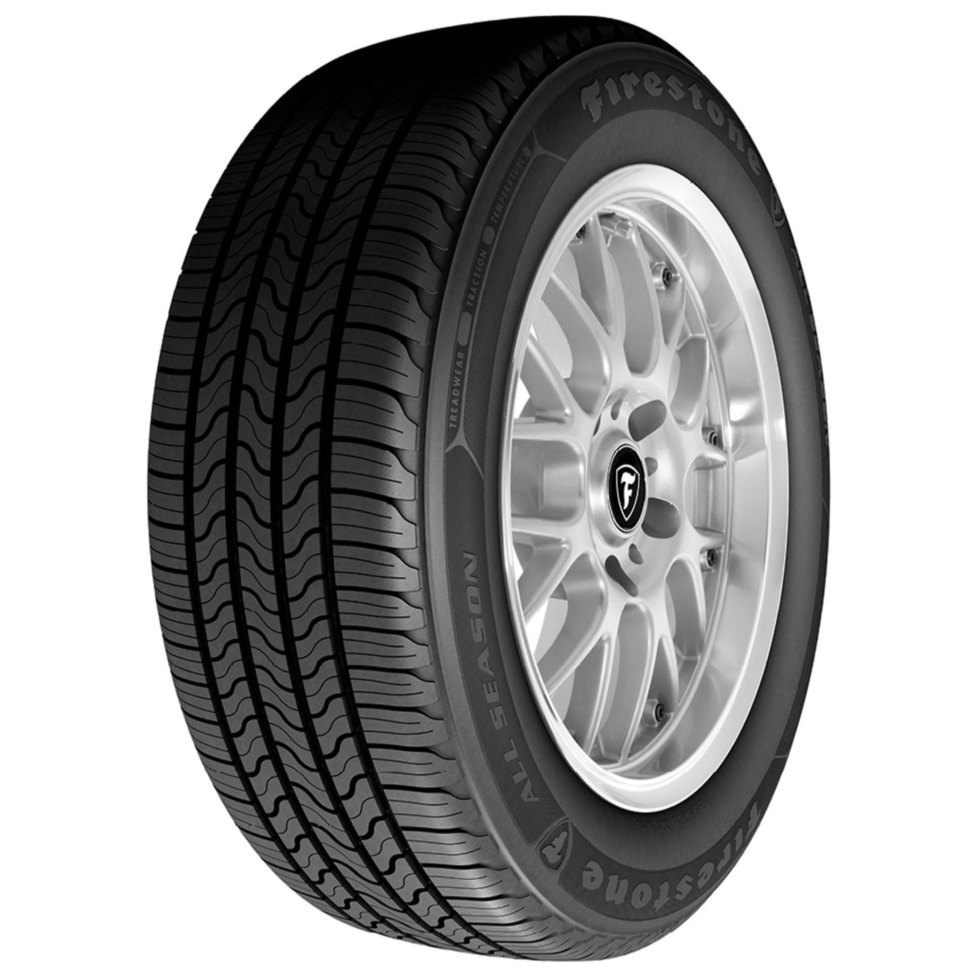 Set of 2 Firestone All Season 195/65R15 91H Tires