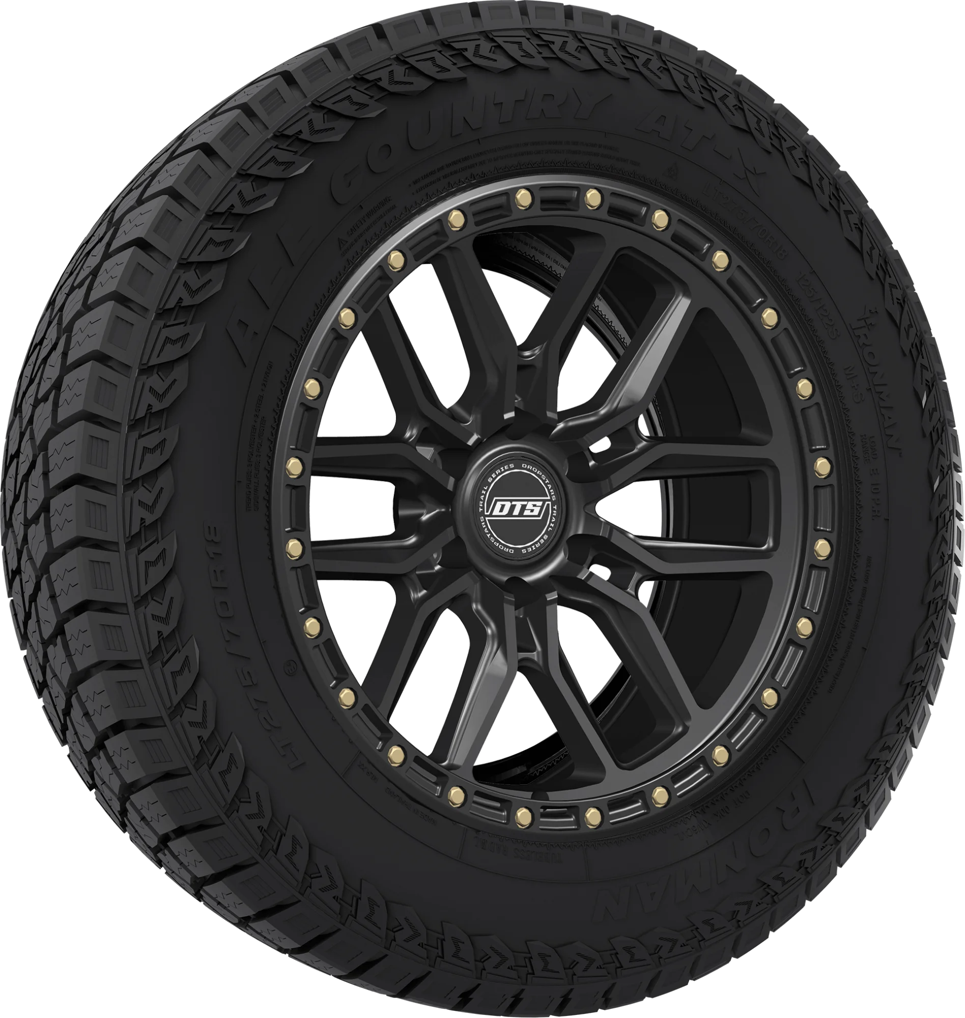 Set of 2 Ironman All Country AT-X LT265/75R16/10 10-Ply 123R Tires