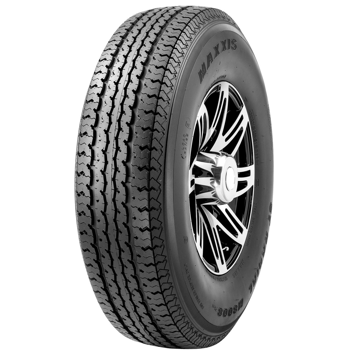 Set of 2 Maxxis M8008 Plus 225/75R15 117/112N E Tires