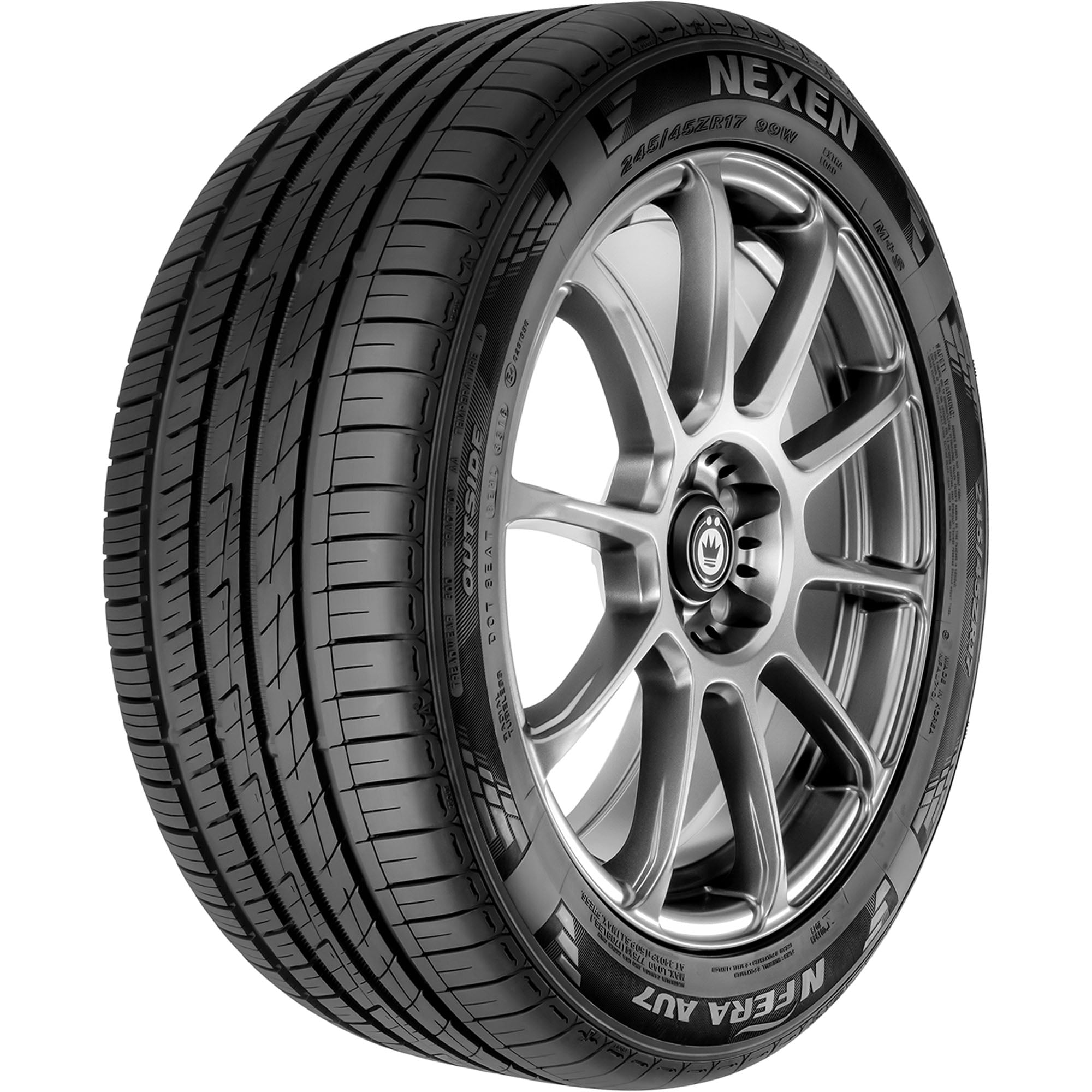 Set of 2 Nexen N'Fera AU7 215/55R17 94H Tires Fits: 2006 Nissan Altima SE, 2017 Volkswagen Passat Trendline+