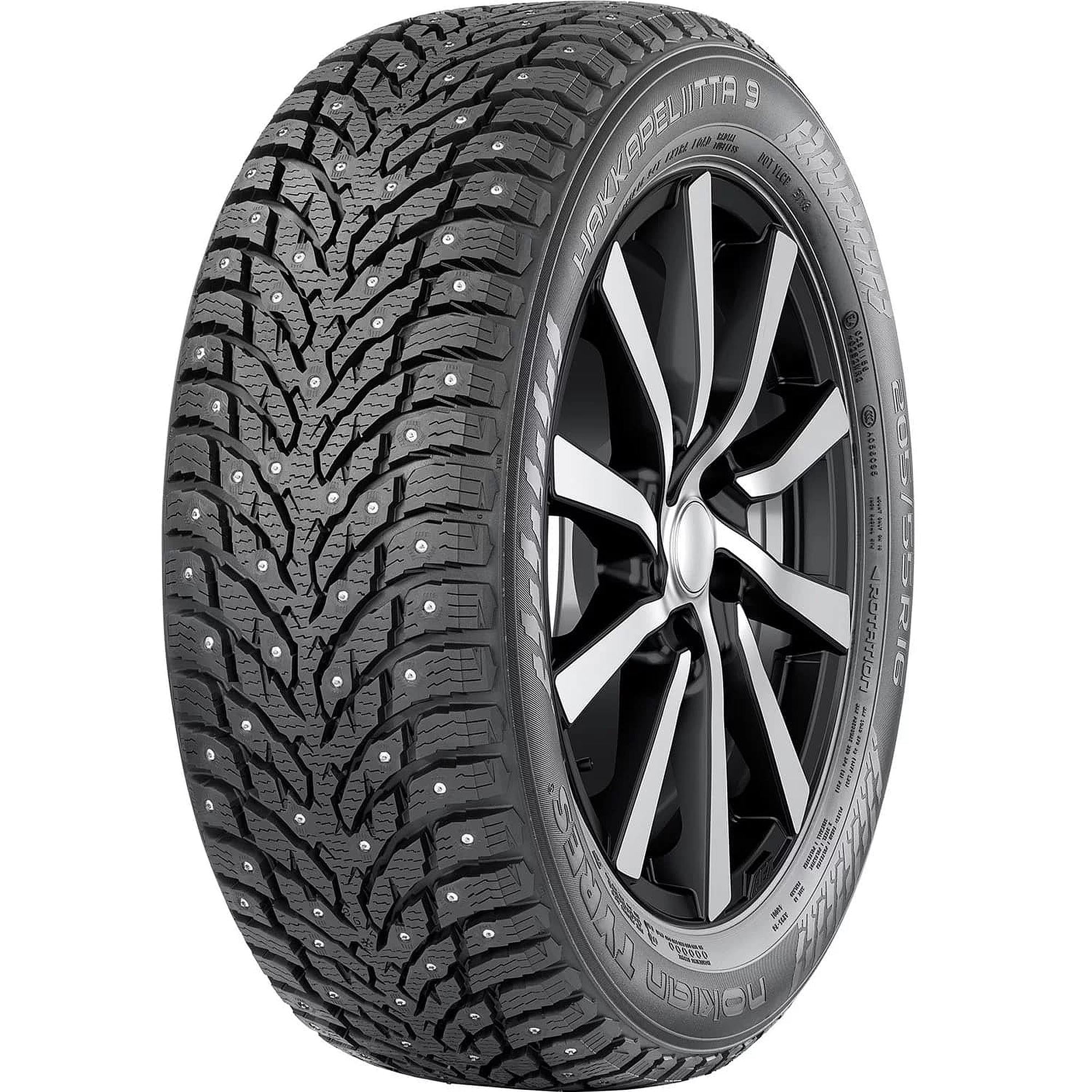 Set of 2 Nokian Nordman 9 Studded 225/50R17 98T XL Tires