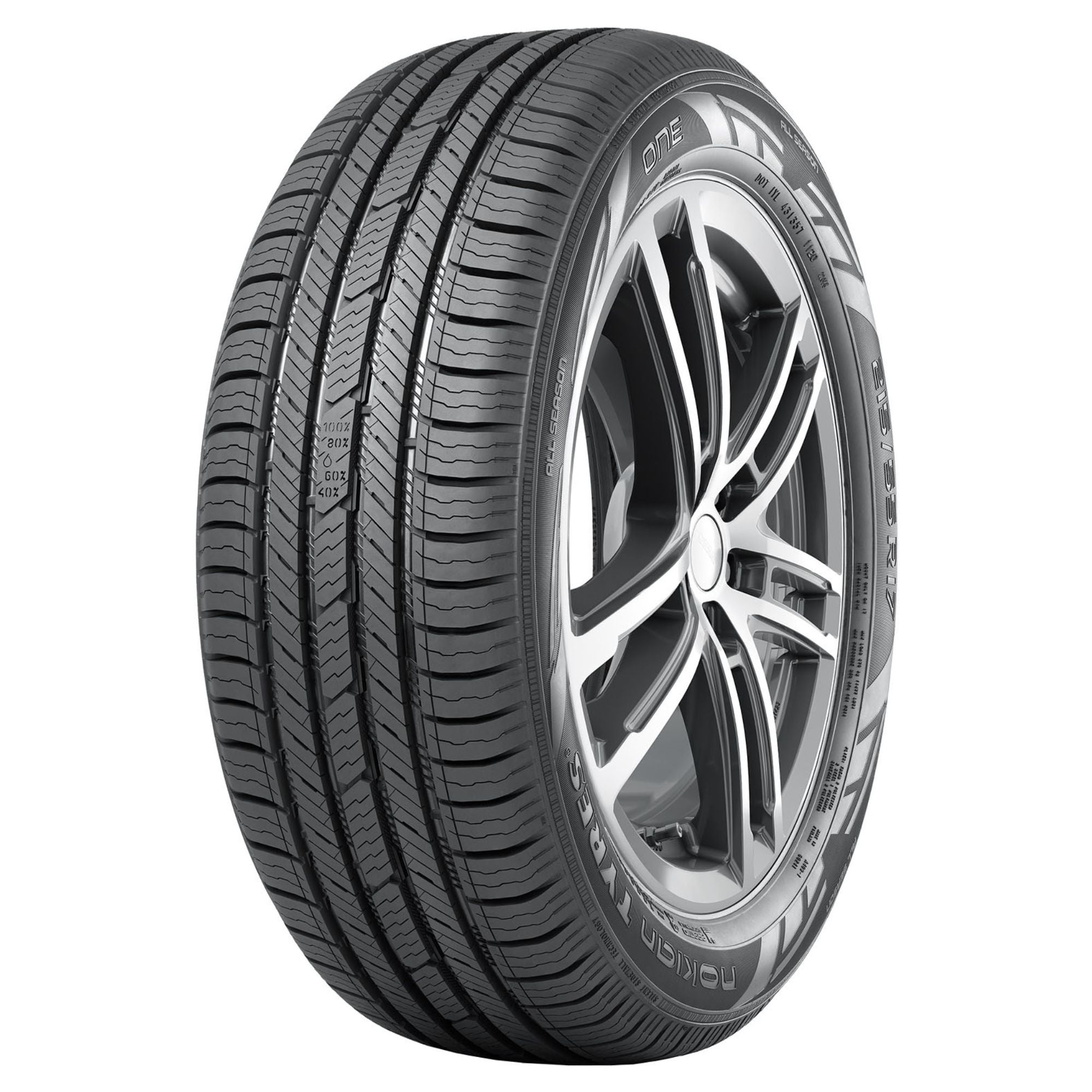 Set of 2 Nokian One 215/55R17 94V Tires Fits: 2011-15 Chevrolet Cruze Eco, 2012-14 Toyota Camry Hybrid XLE