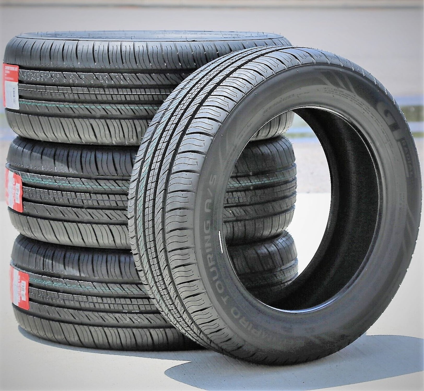 Set of 4 (FOUR) GT Radial Champiro Touring A/S 205/55R16 91H All Season Tires Fits: 2012-13 Honda Civic EX-L, 2014-15 Honda Civic EX