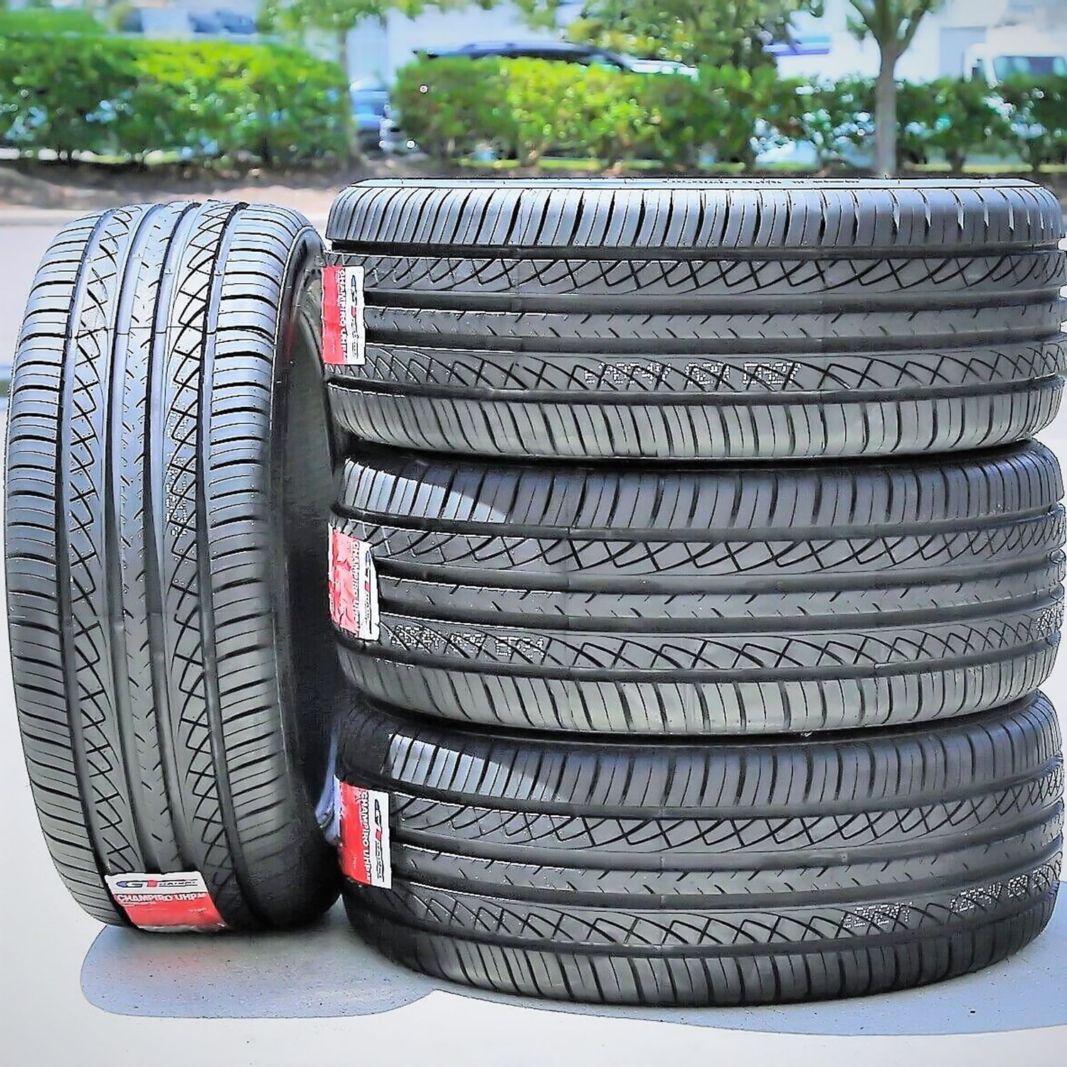 Set of 4 GT Radial Champiro UHP A/S 225/50ZR17 225/50R17 94W High Performance All Season Tires
